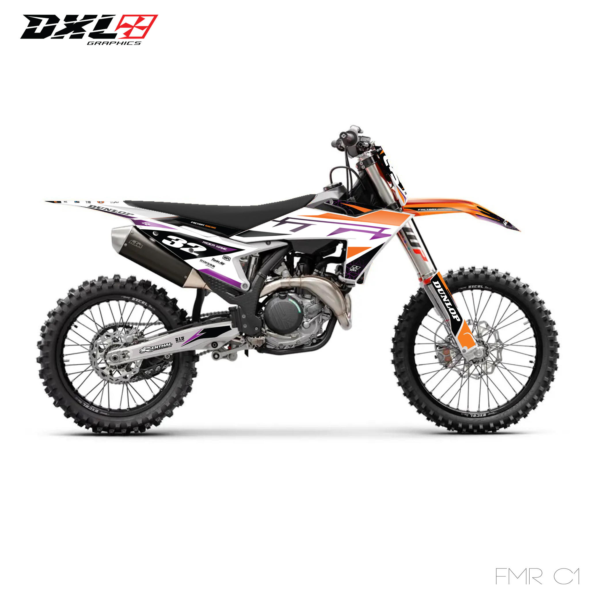 KTM SX-SXF EXC-EXC-F FULL GRAPHICS KIT