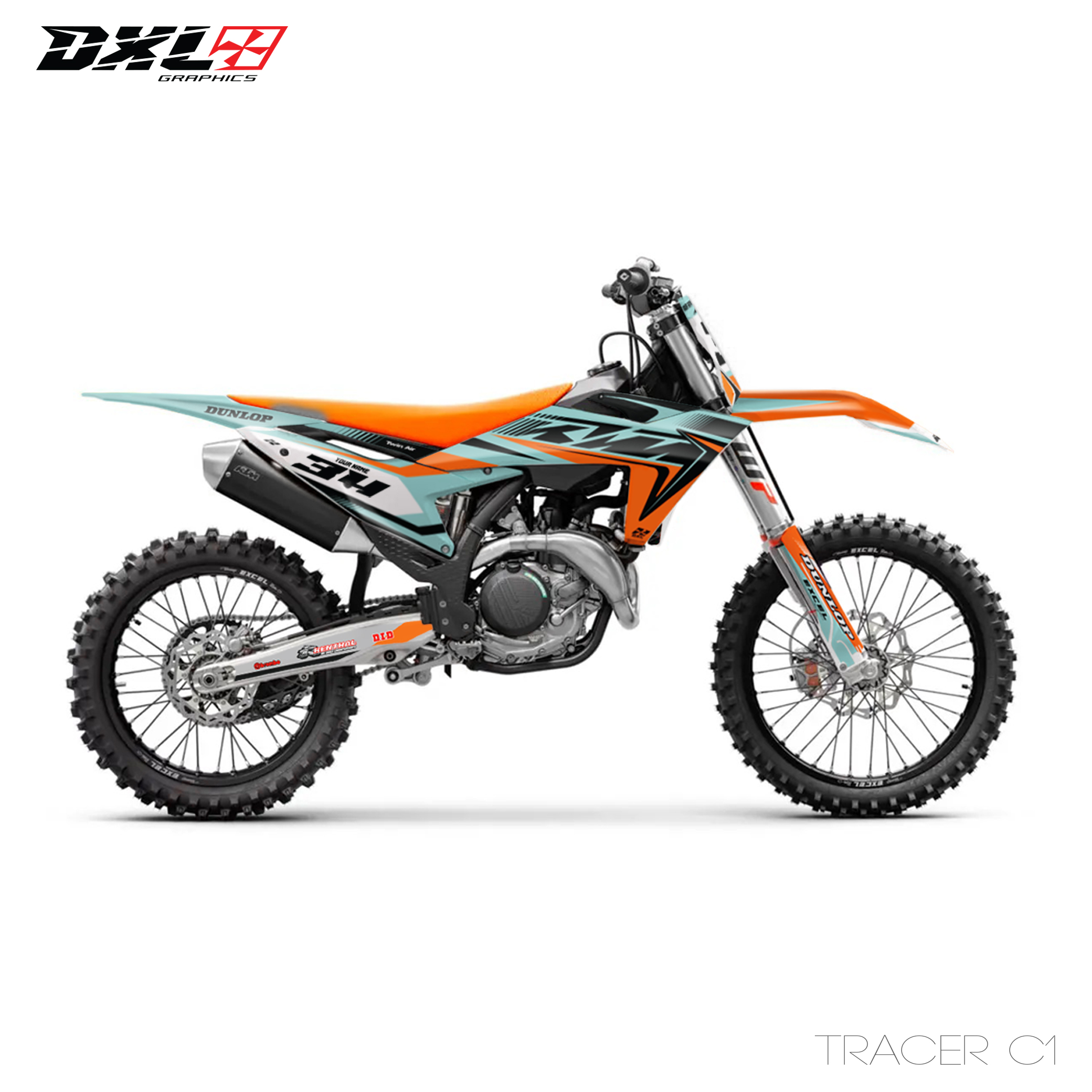 KTM SX-SXF EXC-EXC-F FULL GRAPHICS KIT