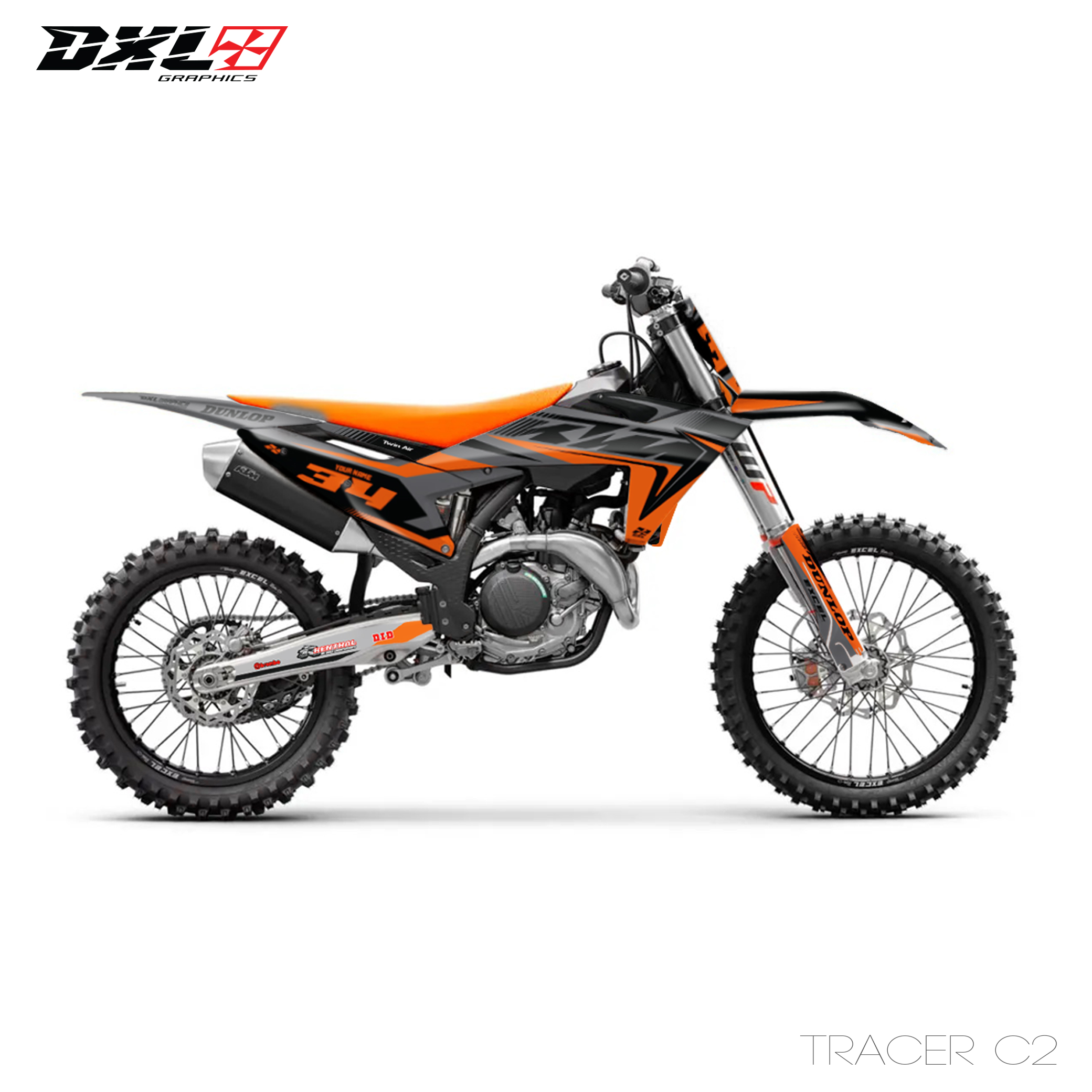 KTM SX-SXF EXC-EXC-F FULL GRAPHICS KIT