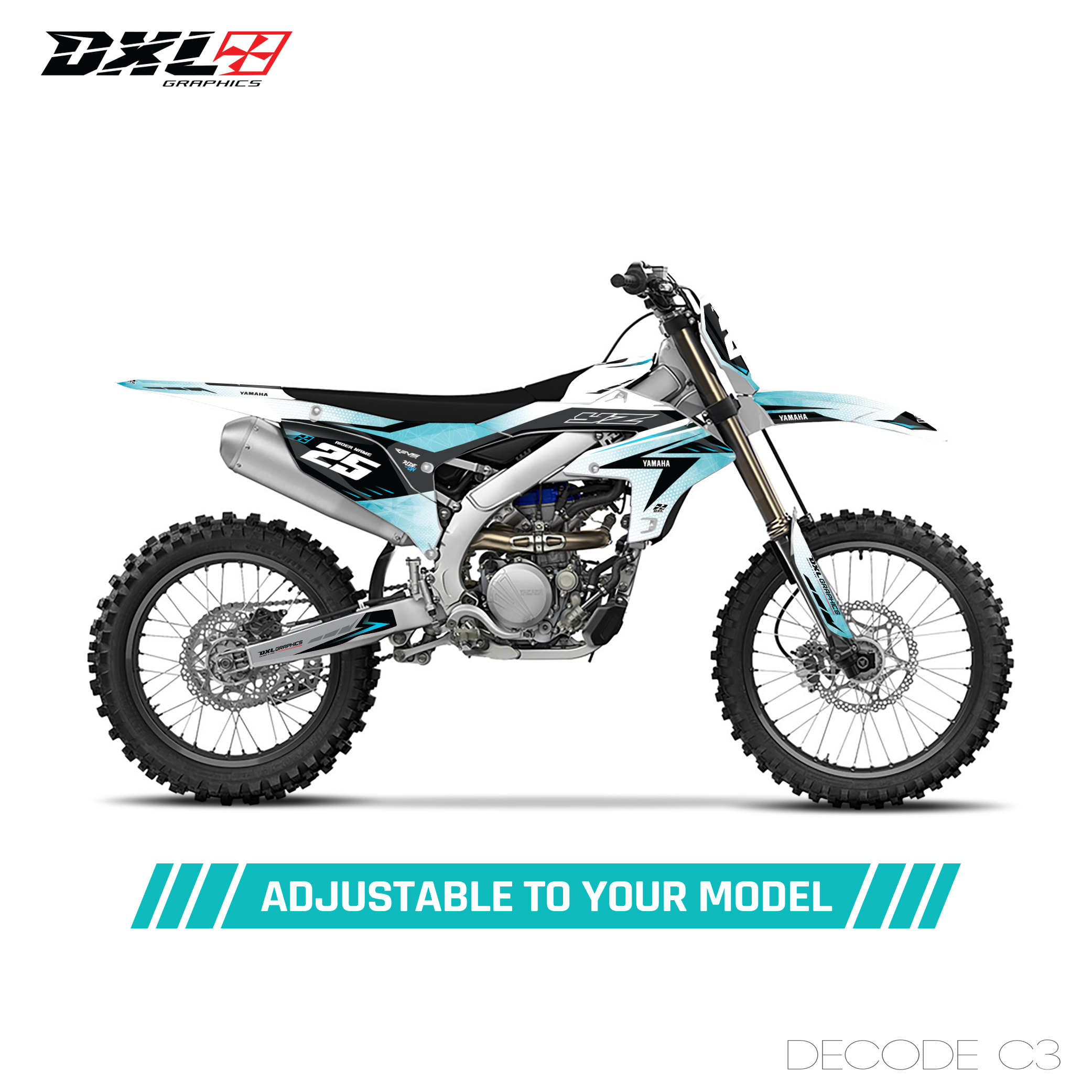YAMAHA YZF 250 450 FULL GRAPHICS KIT