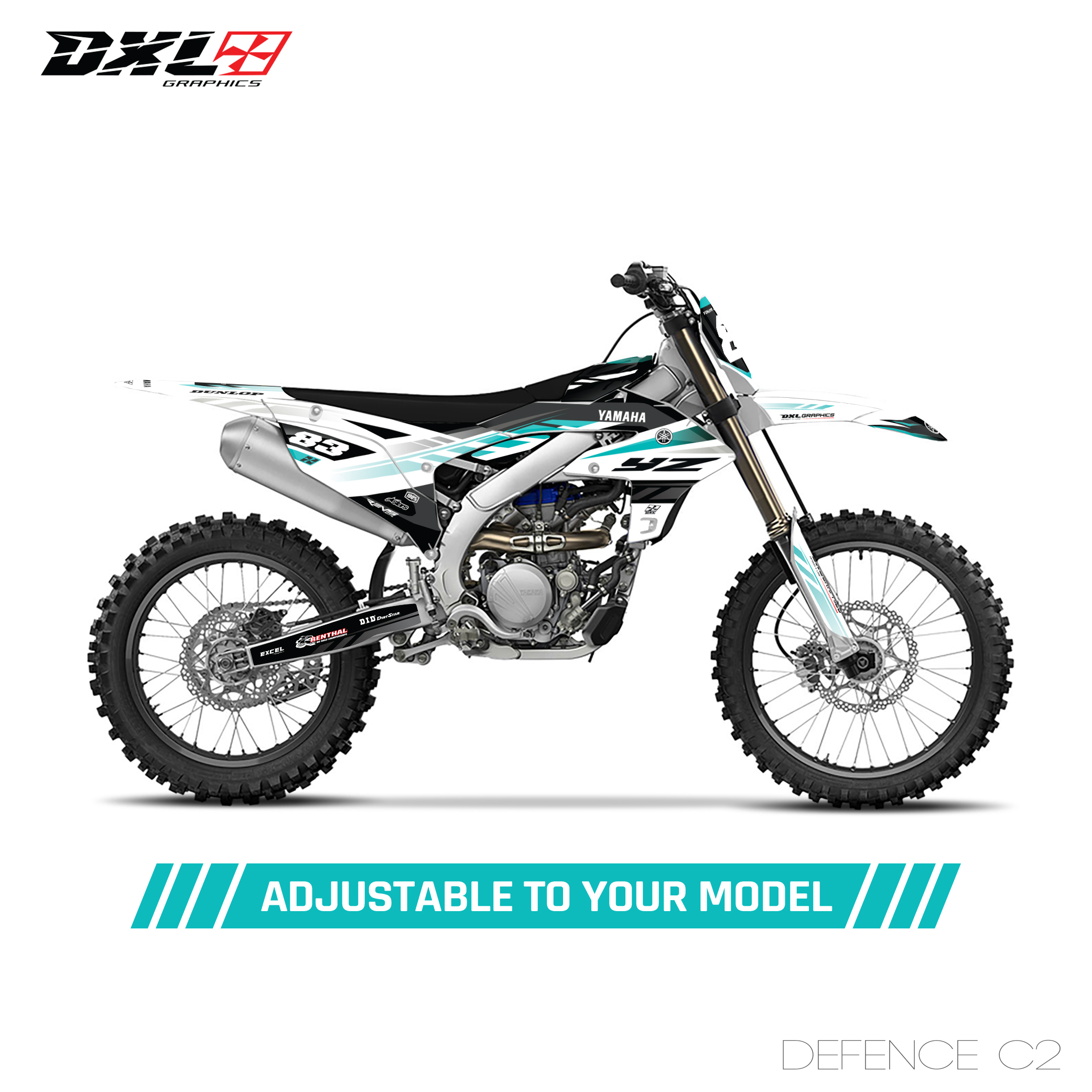 YAMAHA YZF 250 450 FULL GRAPHICS KIT