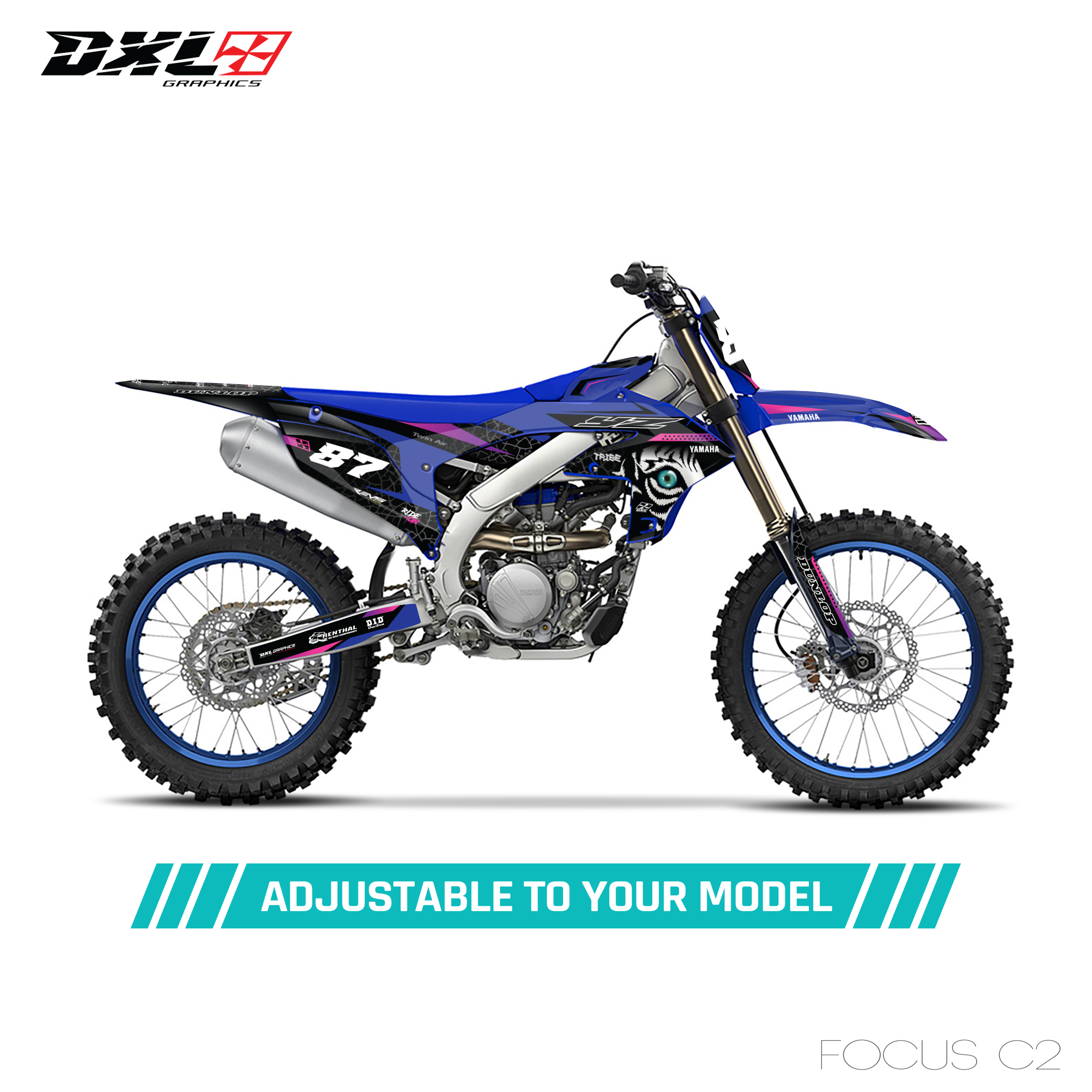 YAMAHA YZF 250 450 FULL GRAPHICS KIT