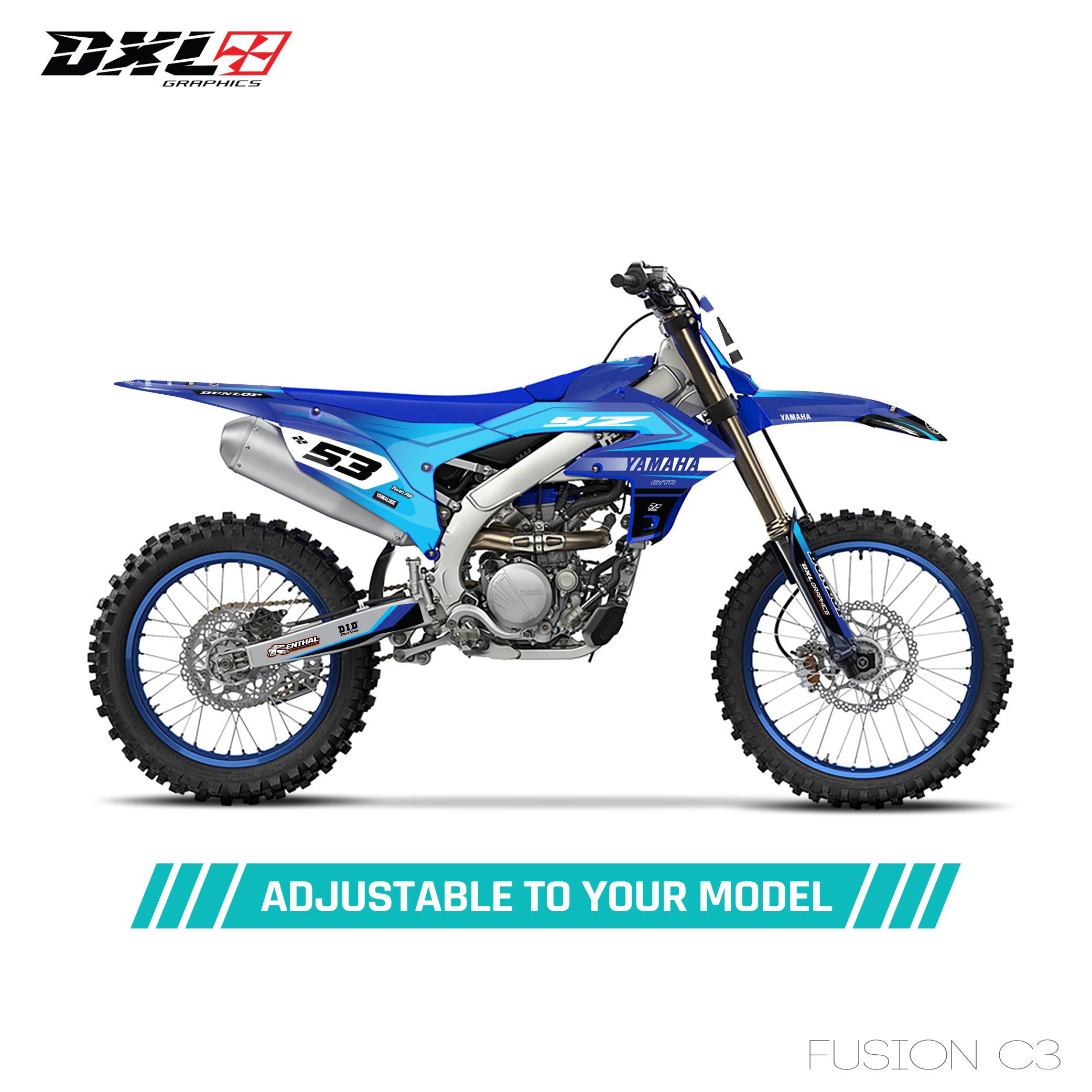 YAMAHA YZF 250 450 FULL GRAPHICS KIT