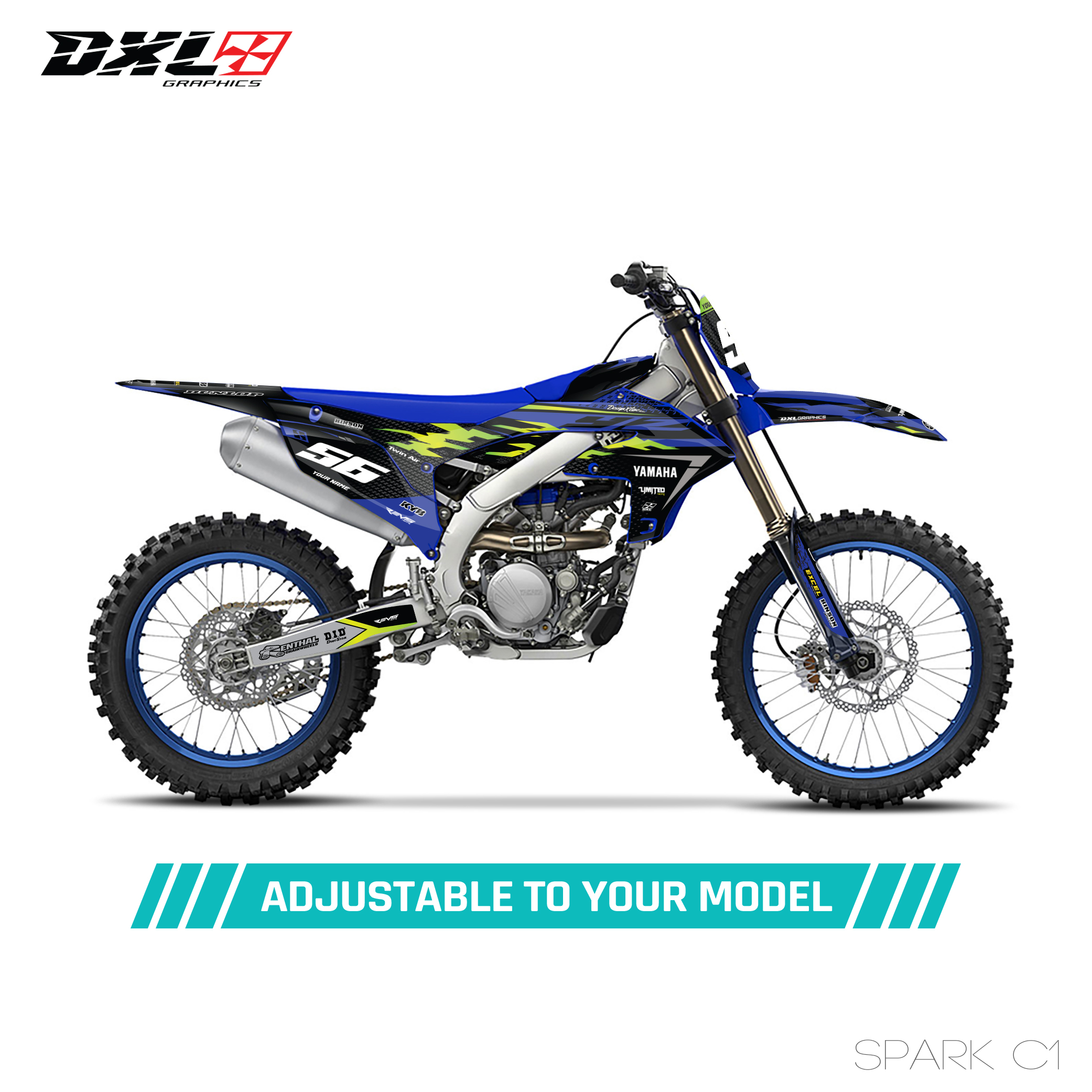 YAMAHA YZF 250 450 FULL GRAPHICS KIT