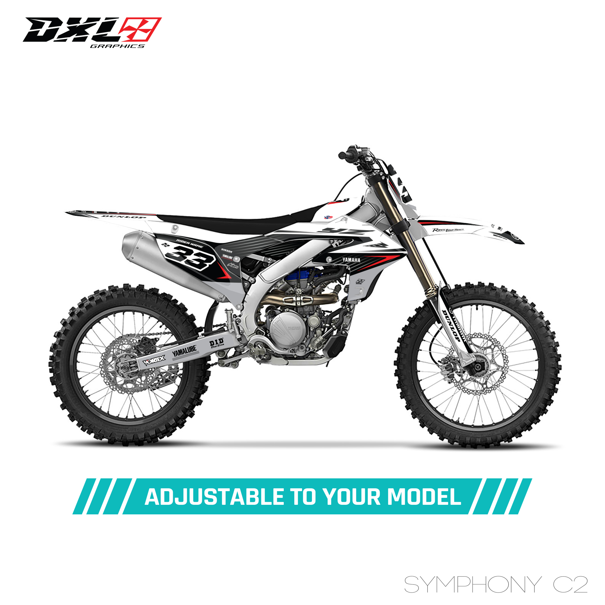 YAMAHA YZF 250 450 FULL GRAPHICS KIT