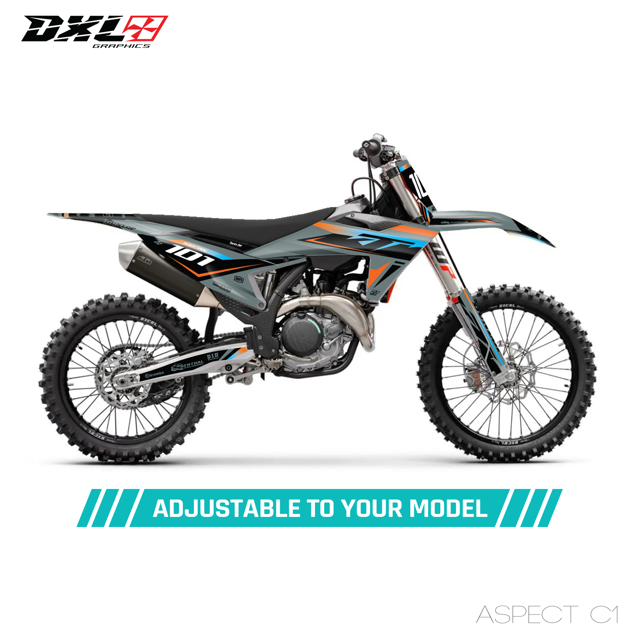 KTM SX-SXF EXC-EXC-F FULL GRAPHICS KIT