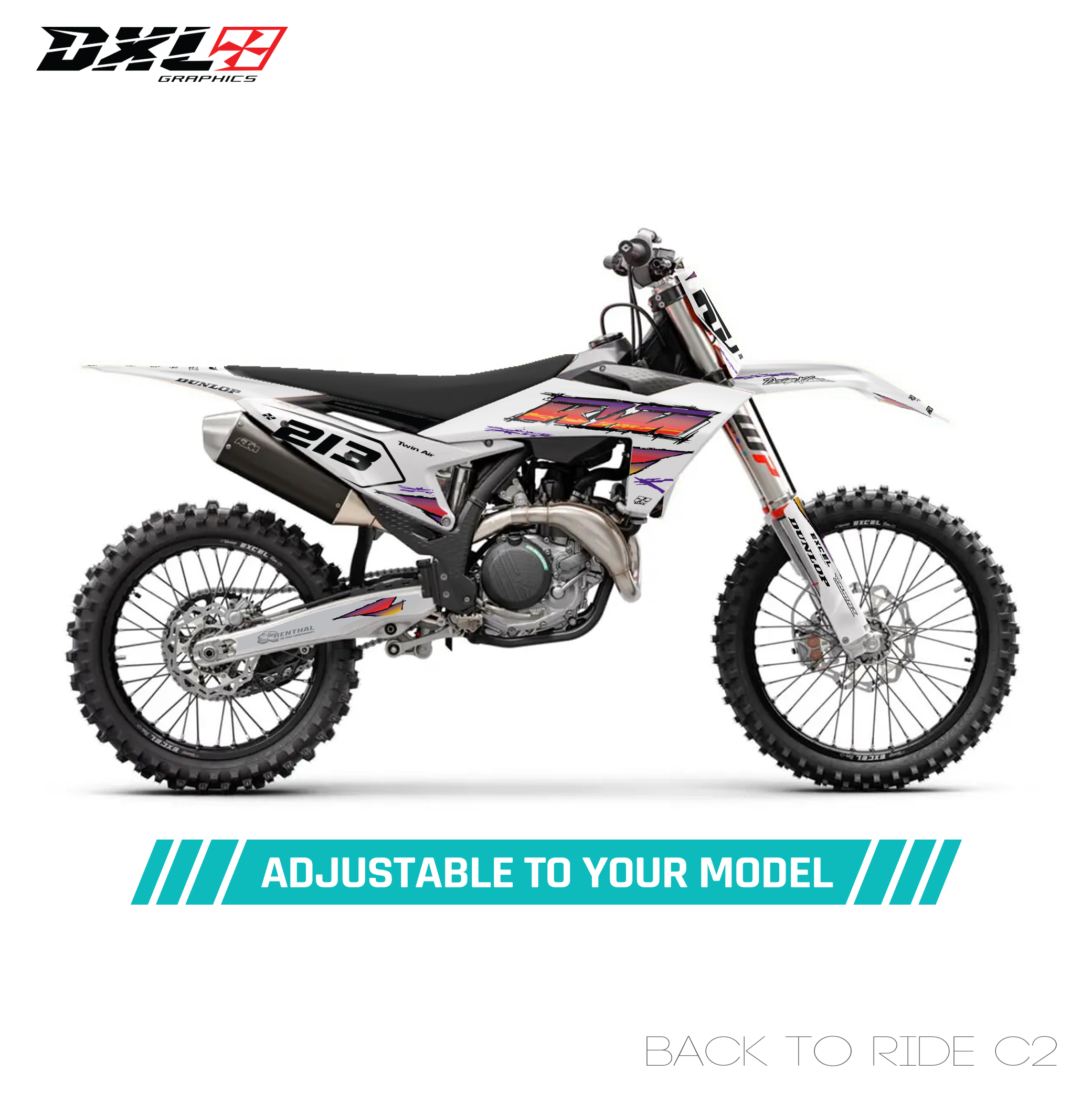 KTM SX-SXF EXC-EXC-F FULL GRAPHICS KIT