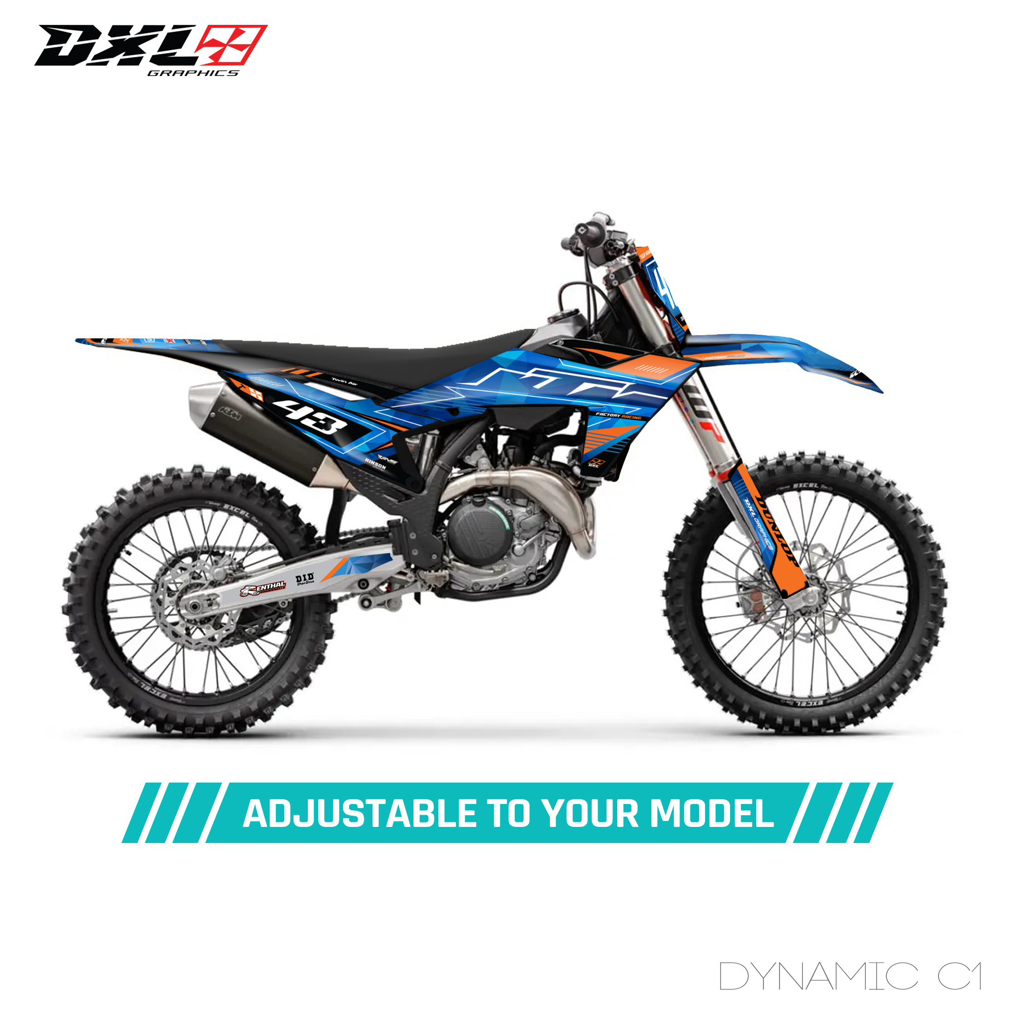 KTM SX-SXF EXC-EXC-F FULL GRAPHICS KIT