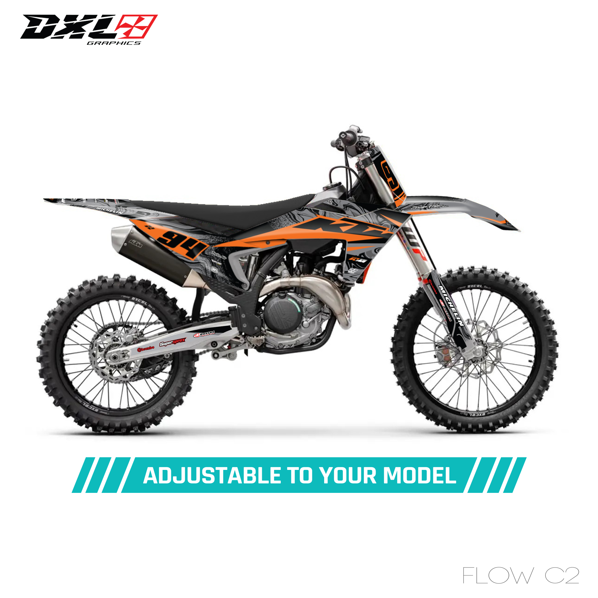 KTM SX-SXF EXC-EXC-F FULL GRAPHICS KIT