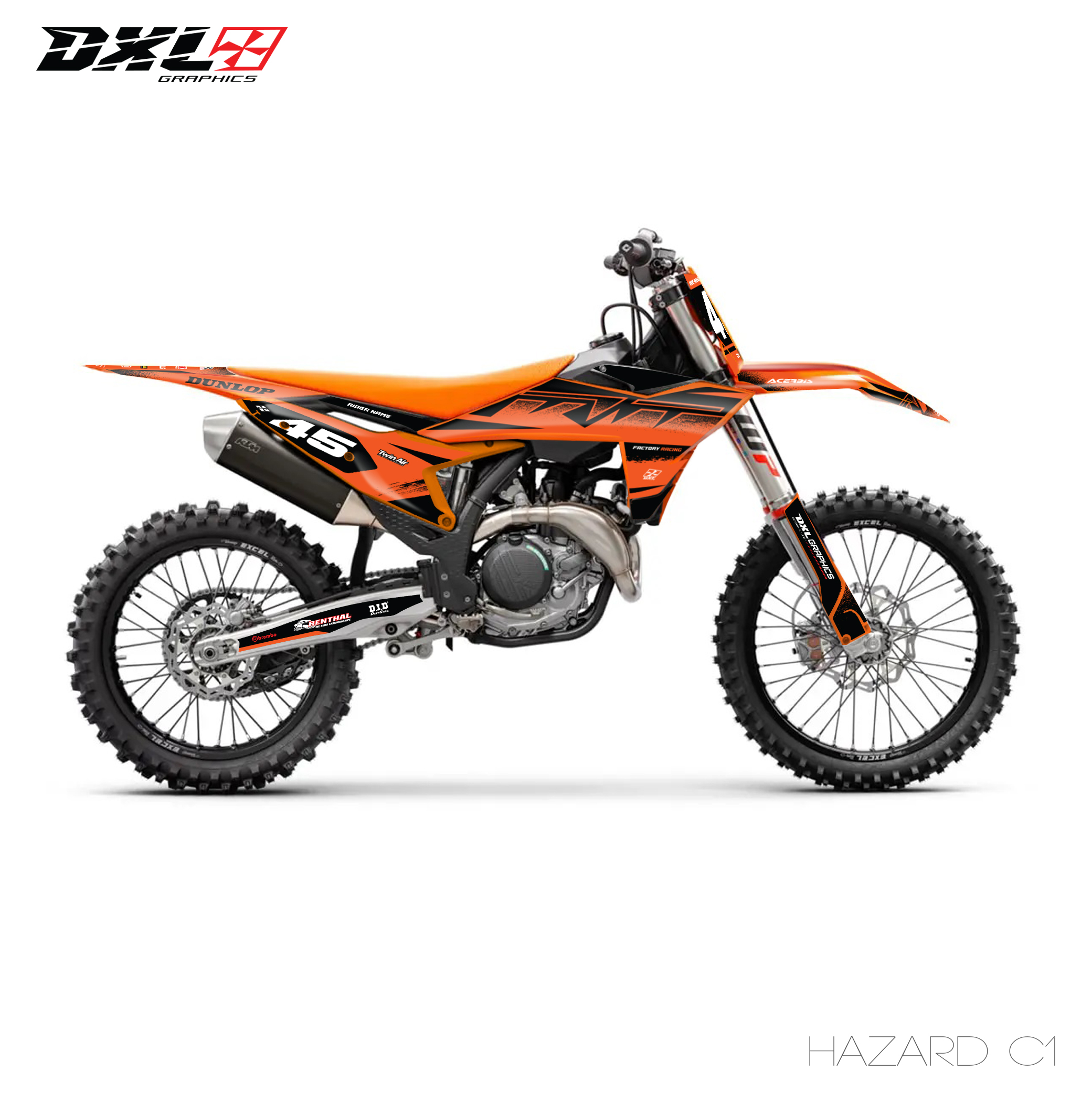 KTM SX-SXF EXC-EXC-F FULL GRAPHICS KIT