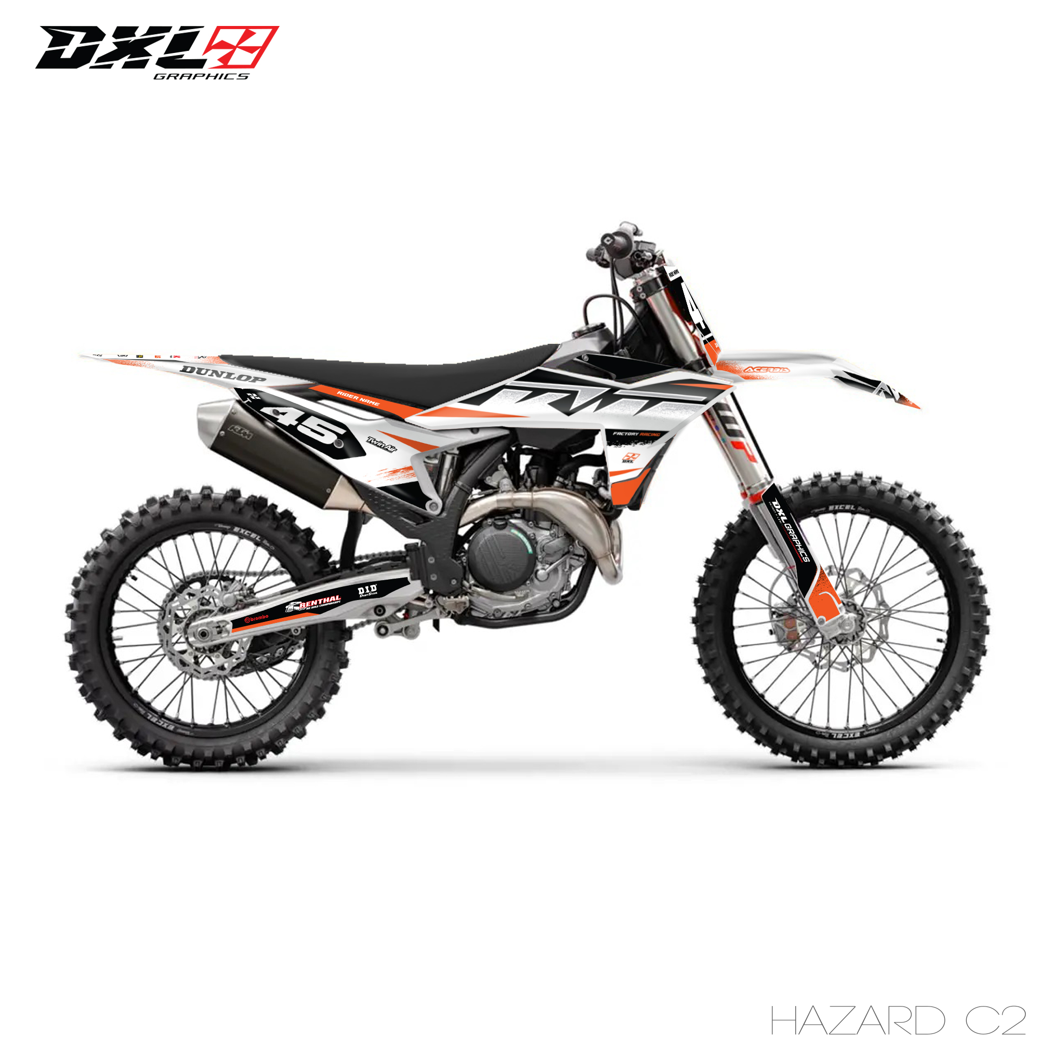 KTM SX-SXF EXC-EXC-F FULL GRAPHICS KIT
