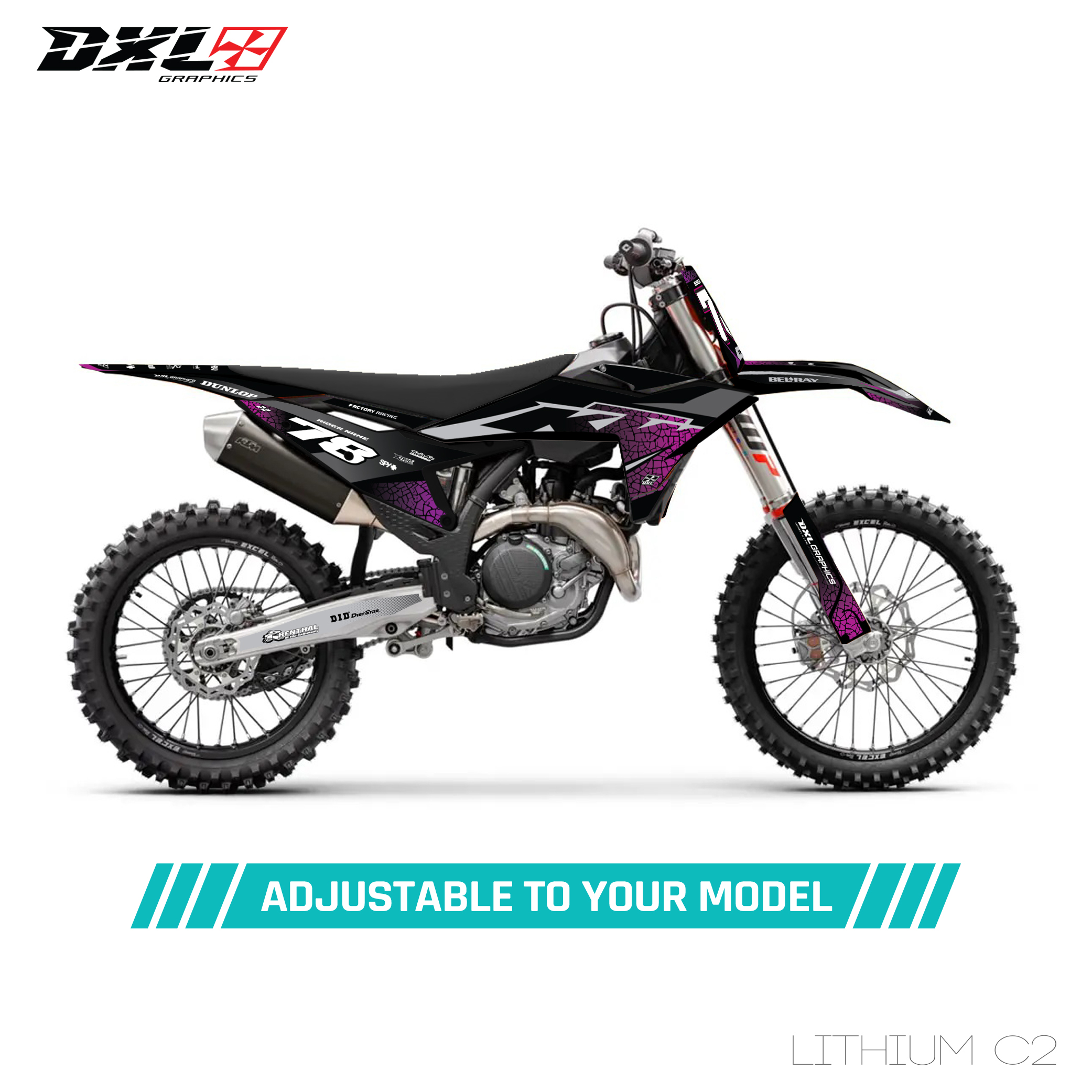 KTM SX-SXF EXC-EXC-F FULL GRAPHICS KIT