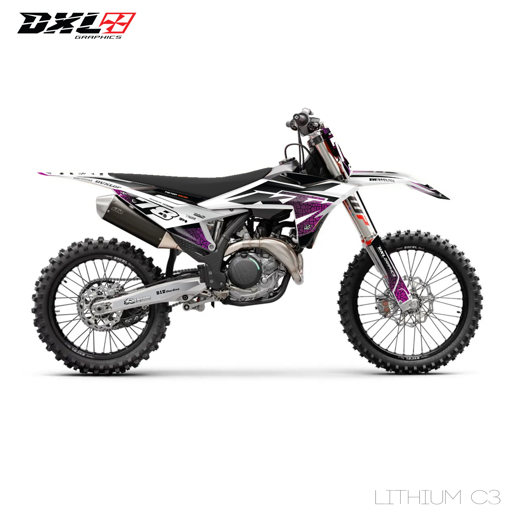 KTM SX-SXF EXC-EXC-F FULL GRAPHICS KIT