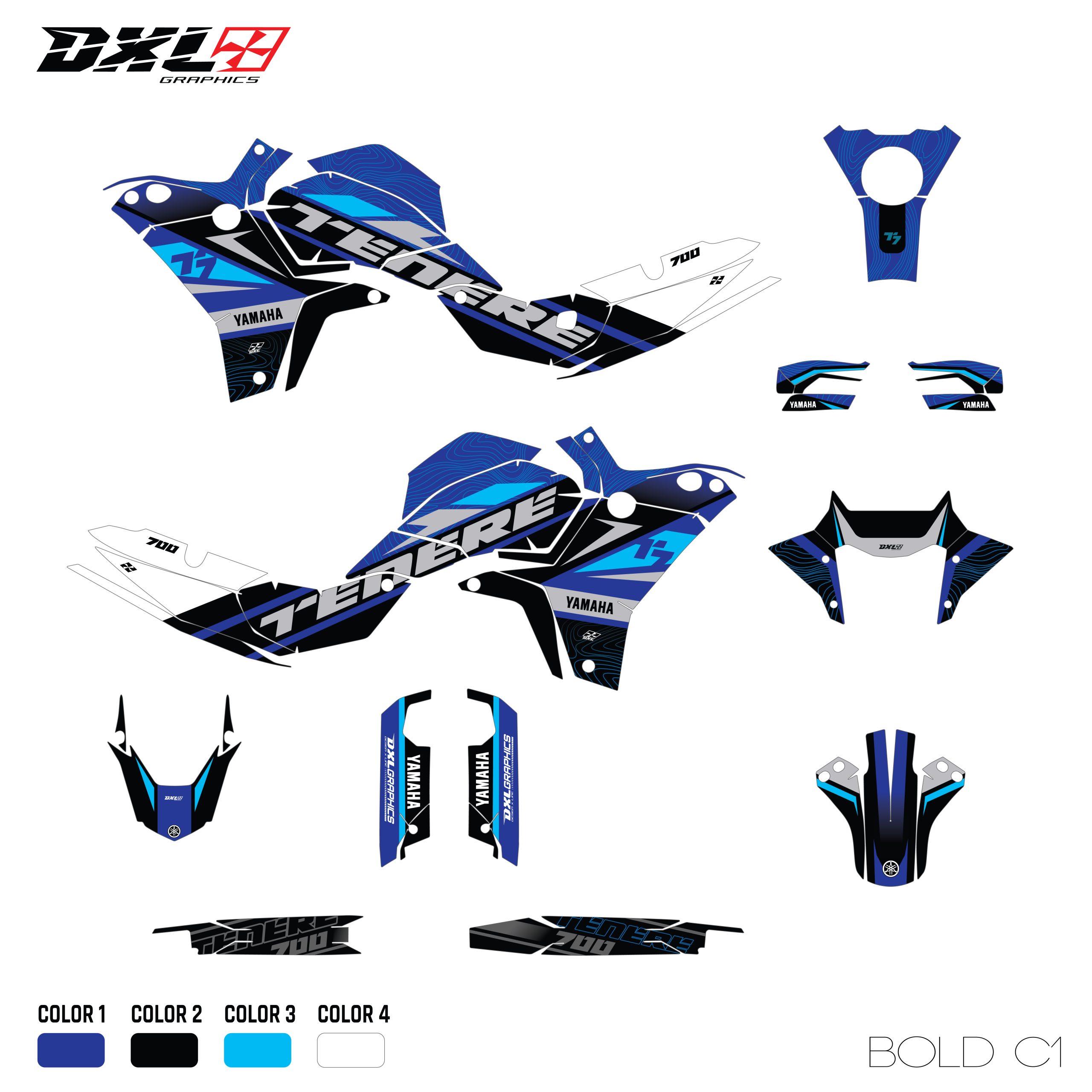 TENERE 700 FULL GRAPHICS KIT