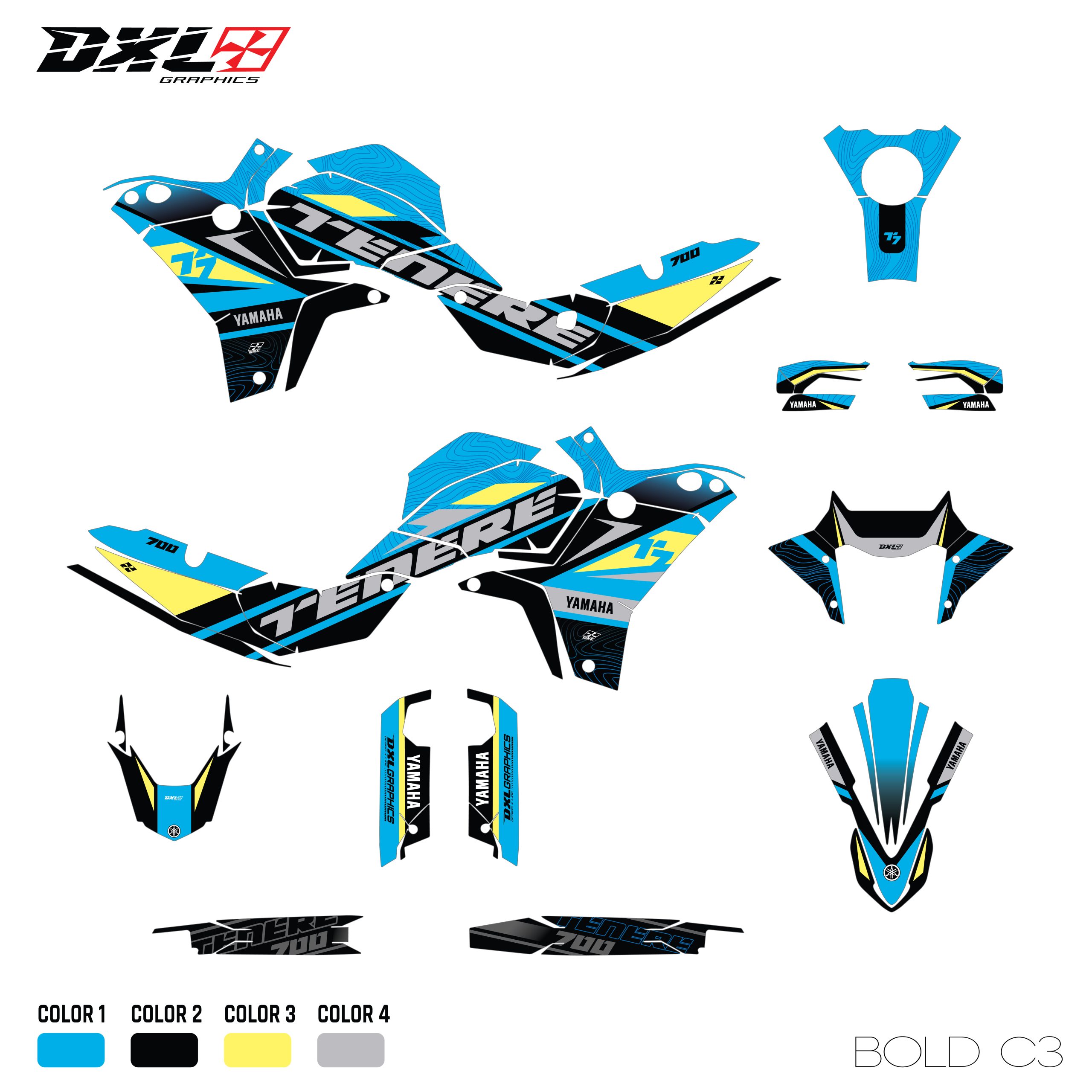 TENERE 700 FULL GRAPHICS KIT