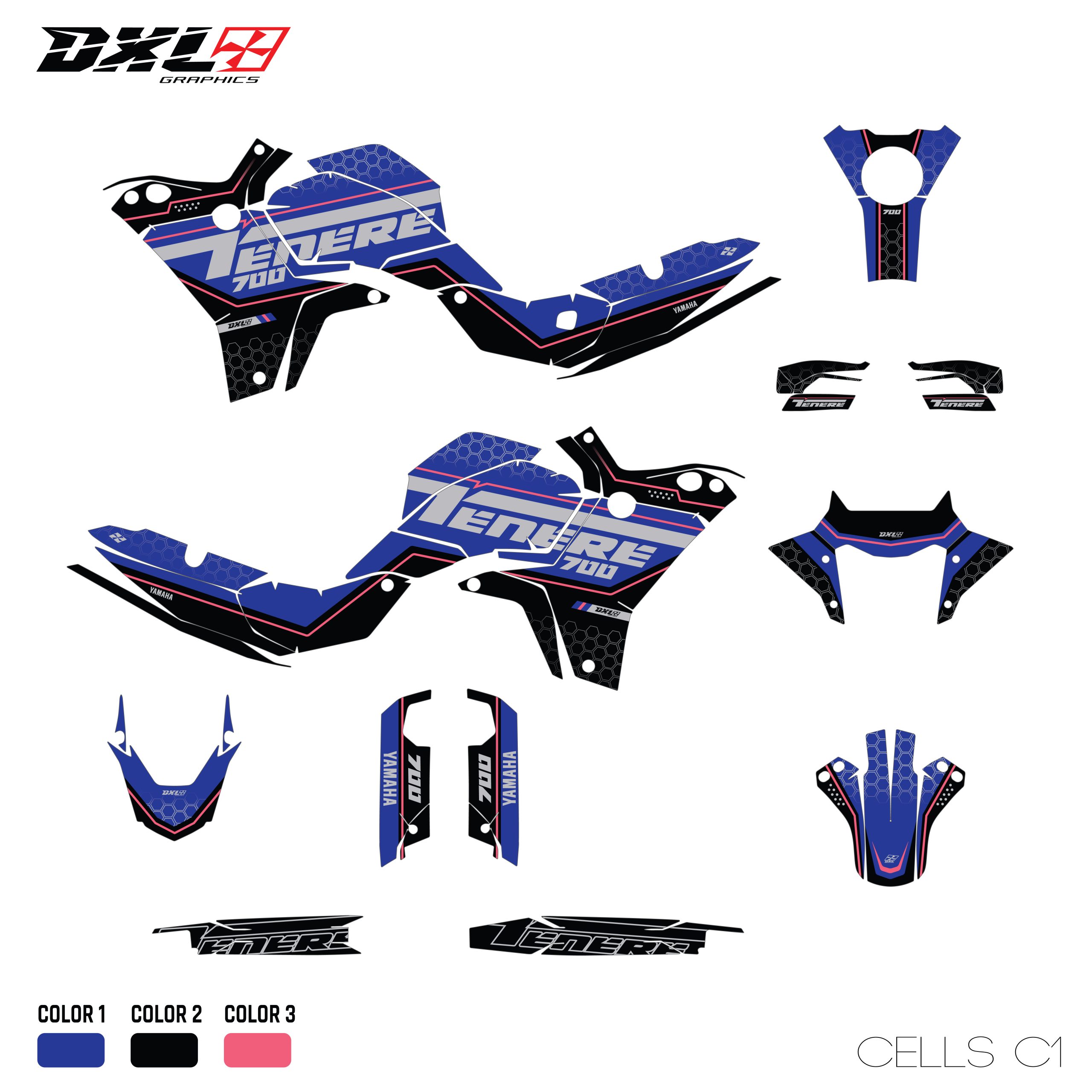 TENERE 700 FULL GRAPHICS KIT