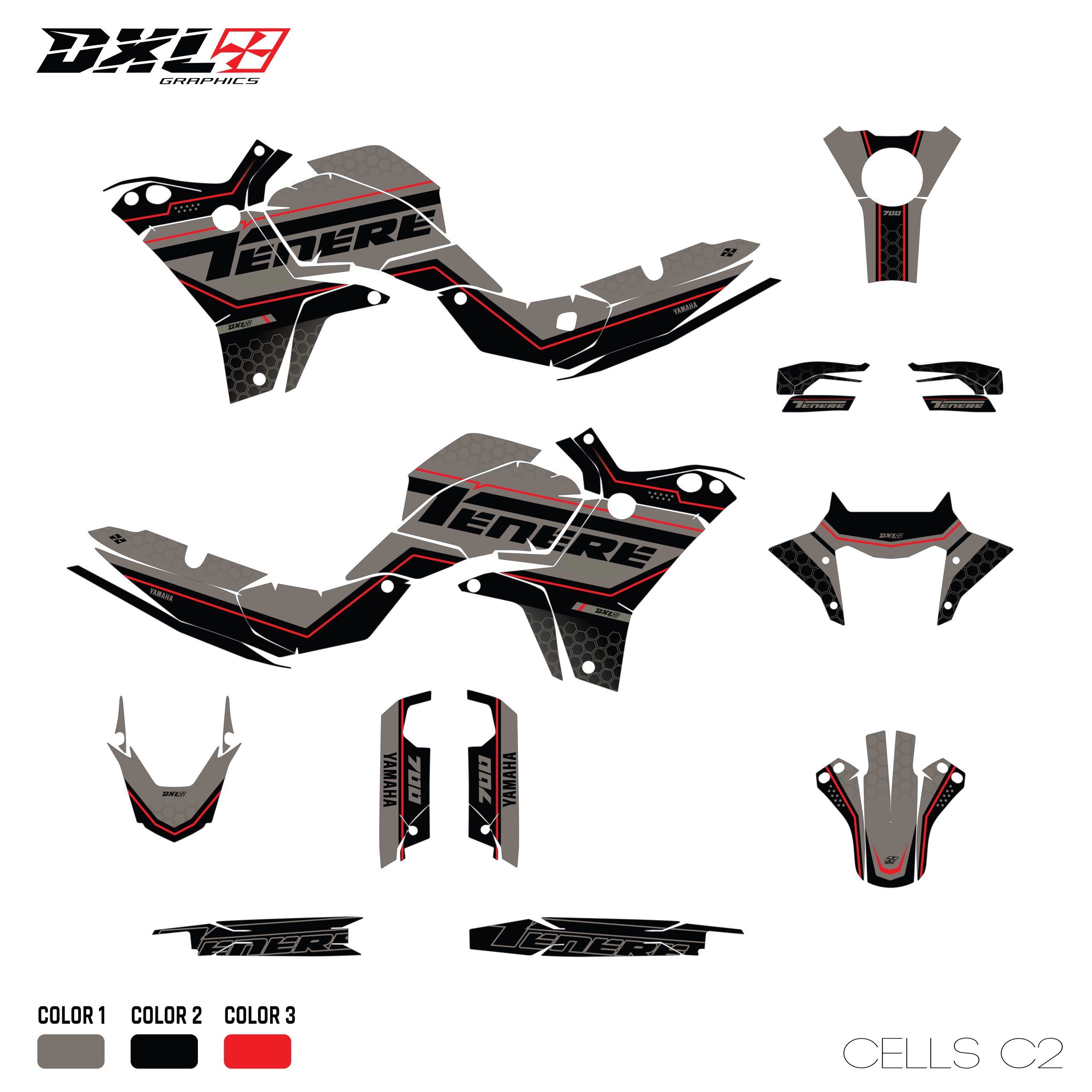 TENERE 700 FULL GRAPHICS KIT