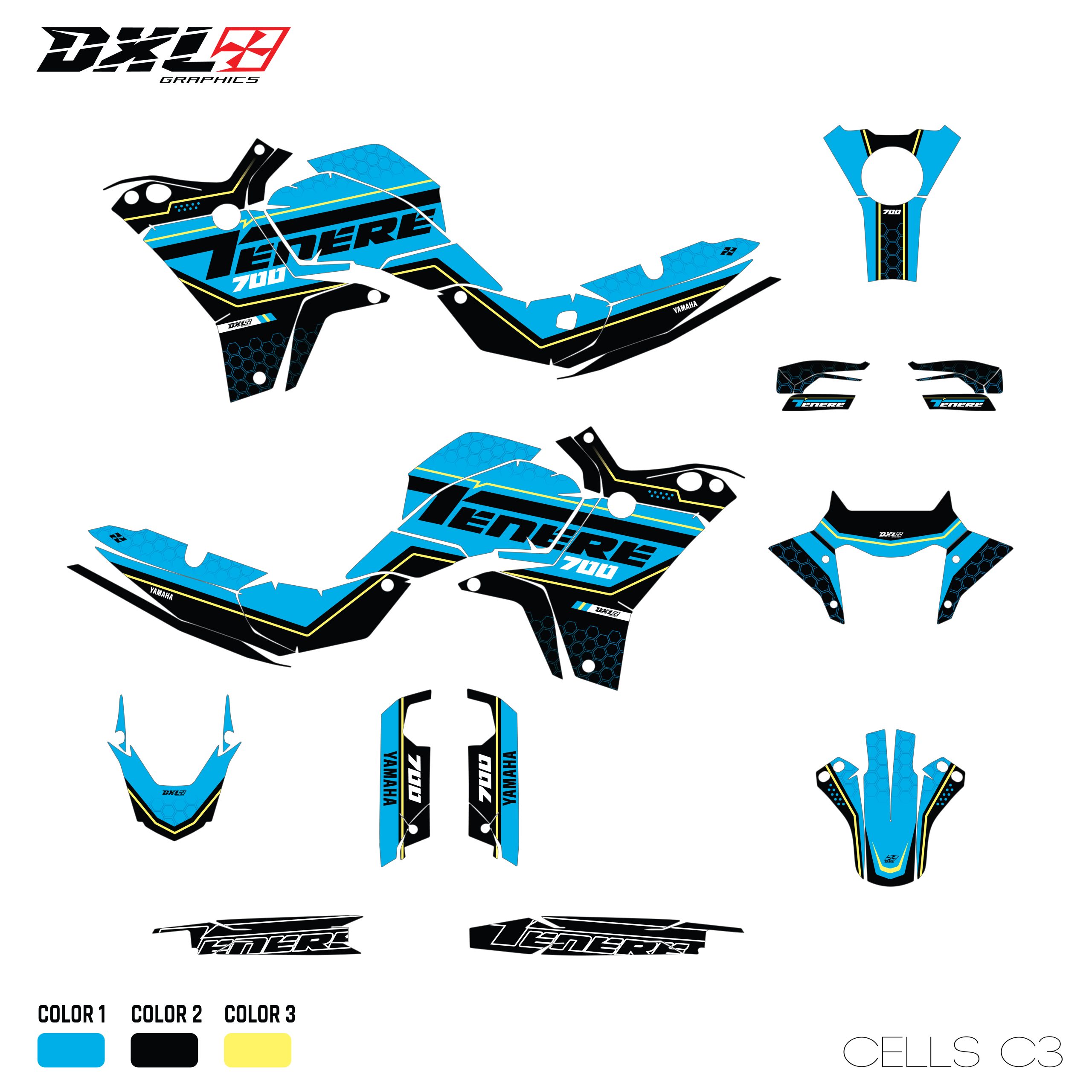 TENERE 700 FULL GRAPHICS KIT