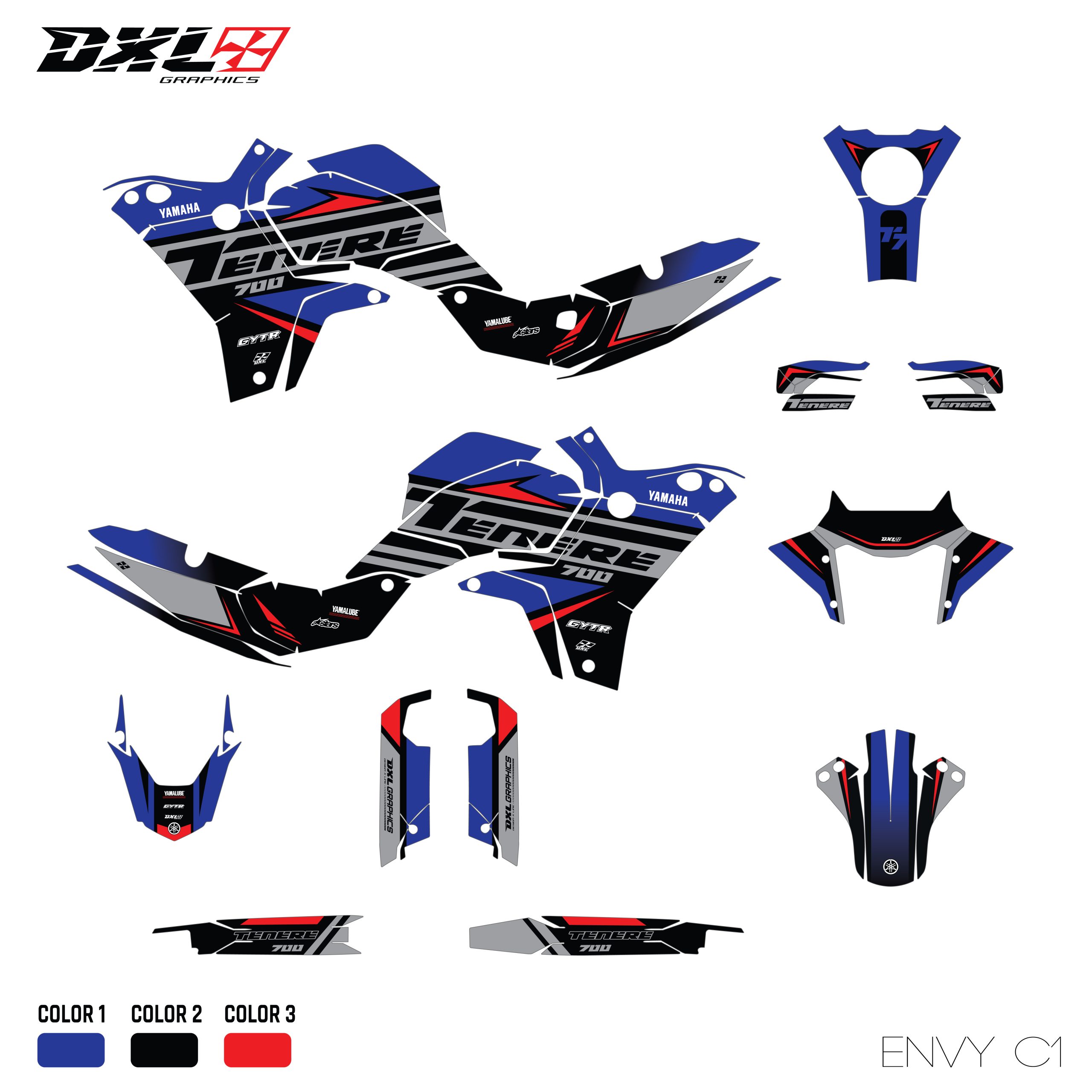 TENERE 700 FULL GRAPHICS KIT