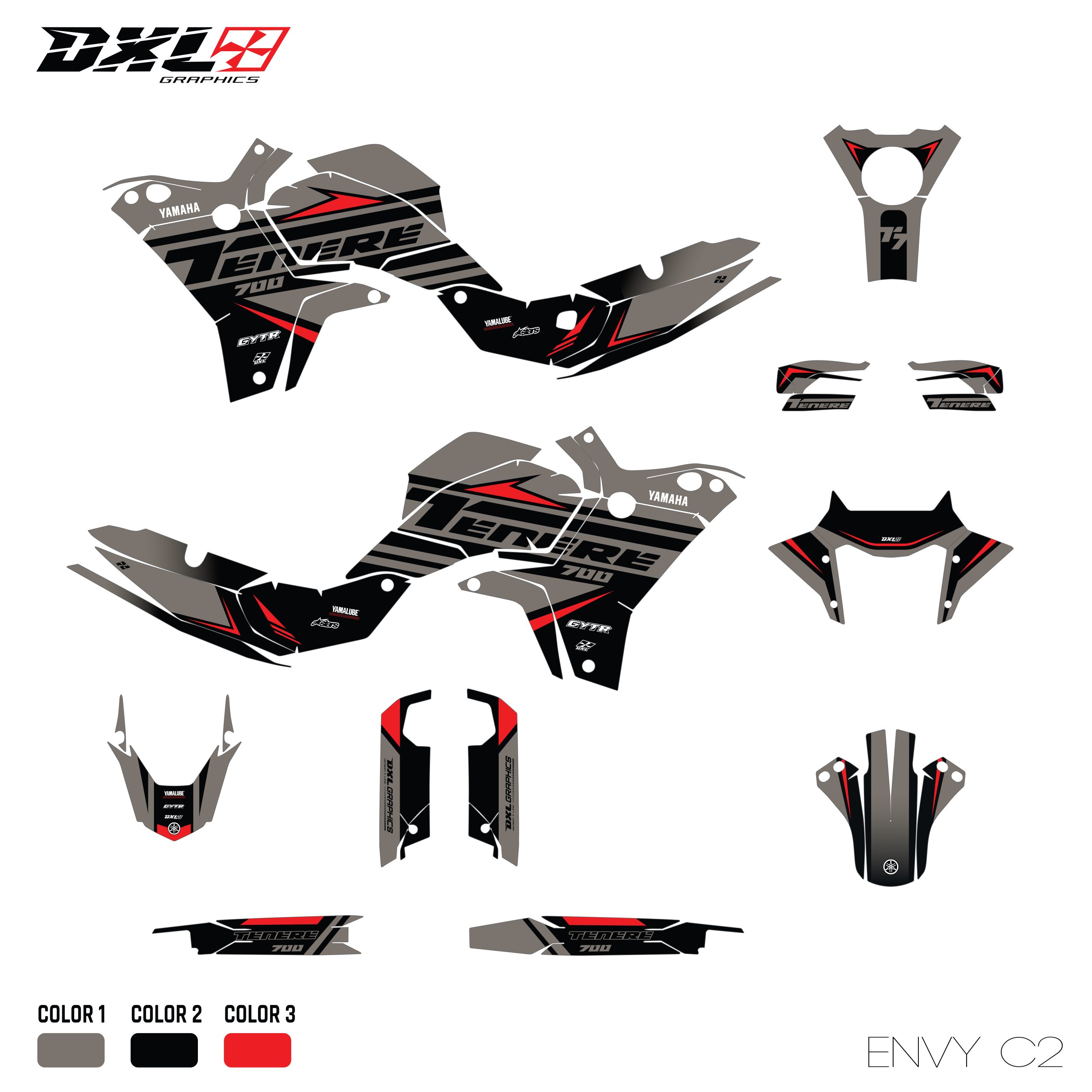 TENERE 700 FULL GRAPHICS KIT