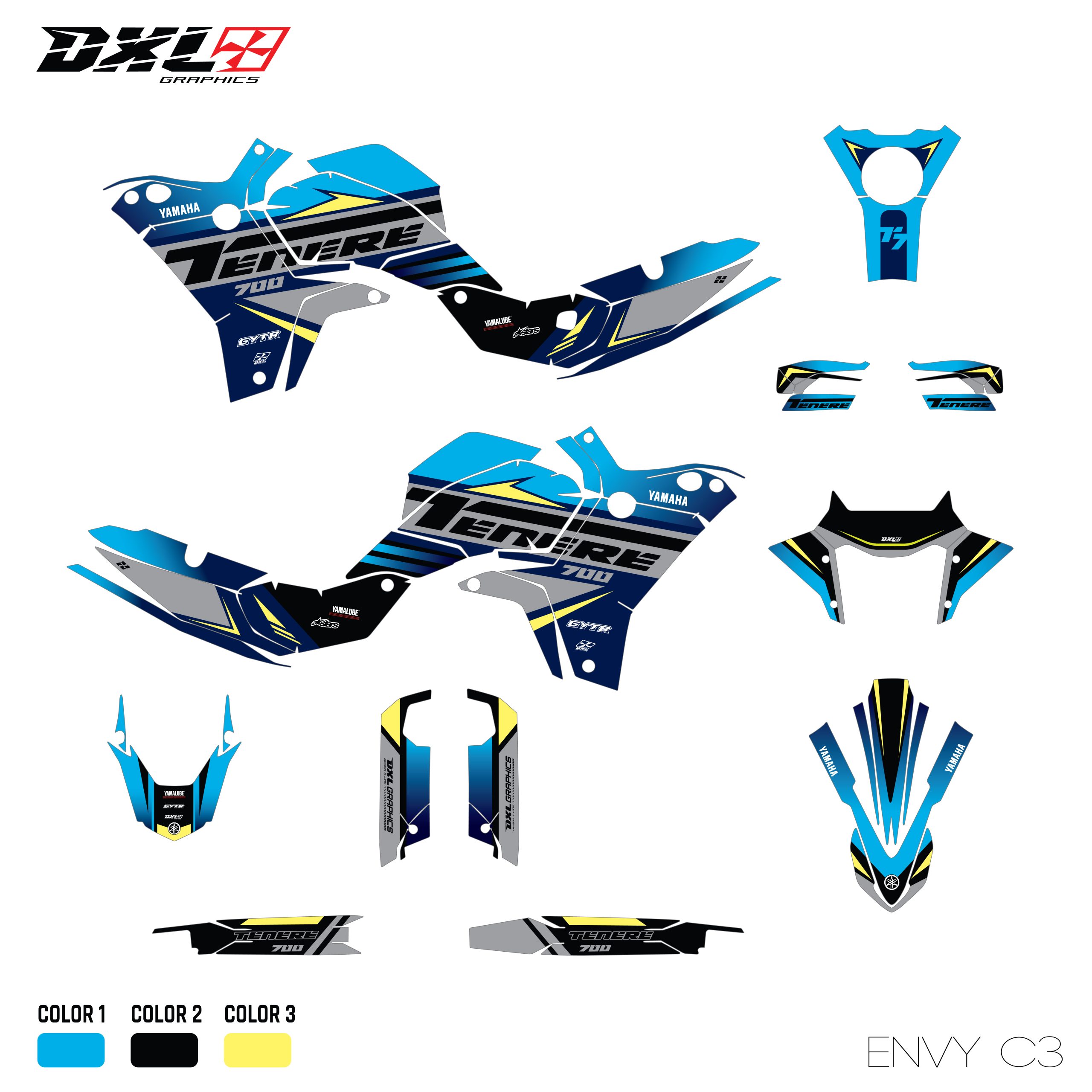 TENERE 700 FULL GRAPHICS KIT