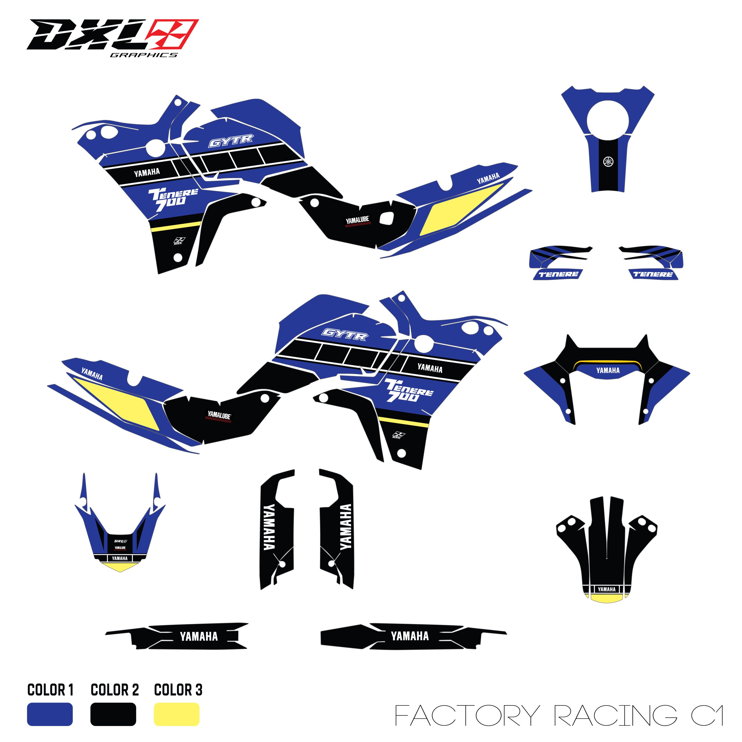 TENERE 700 FULL GRAPHICS KIT