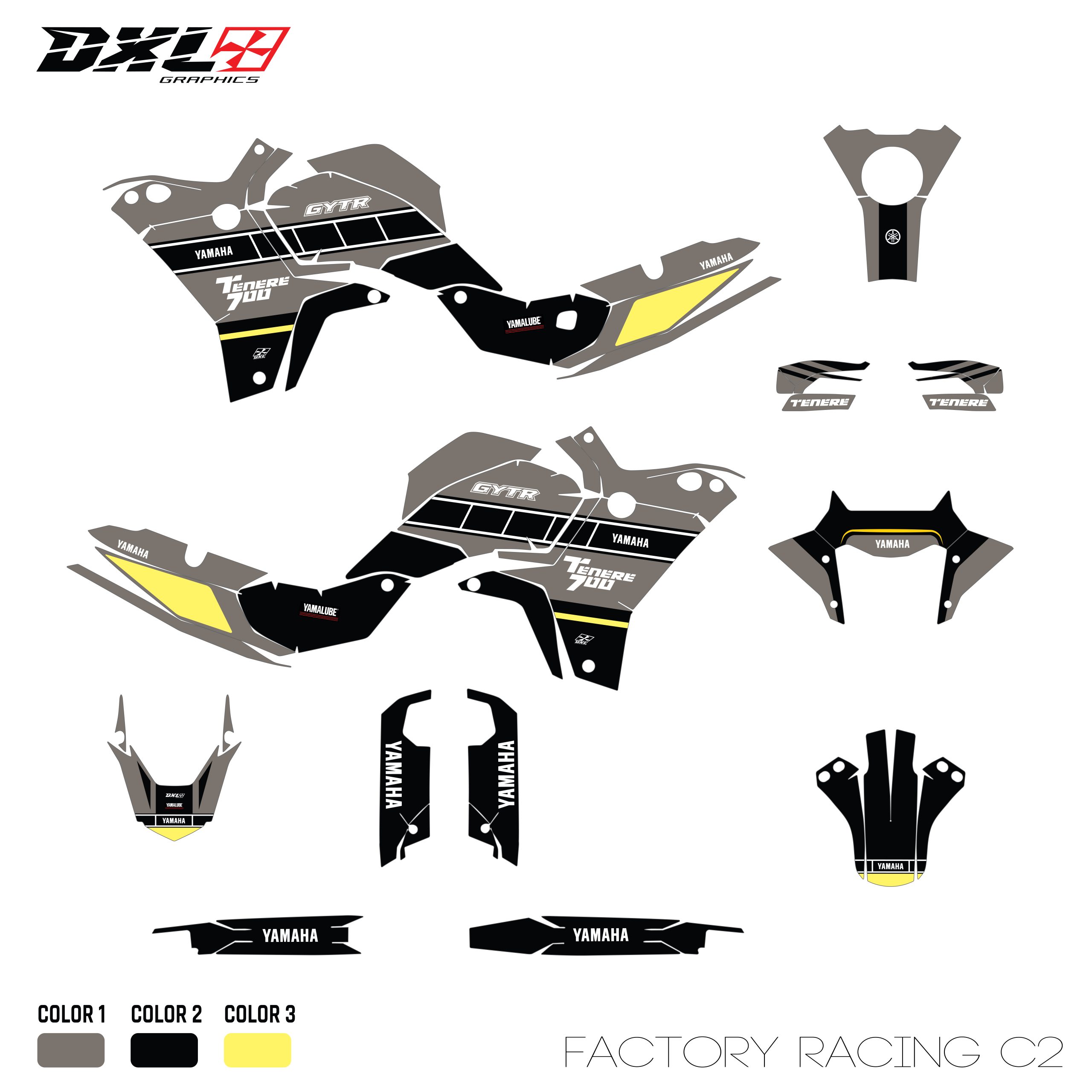 TENERE 700 FULL GRAPHICS KIT