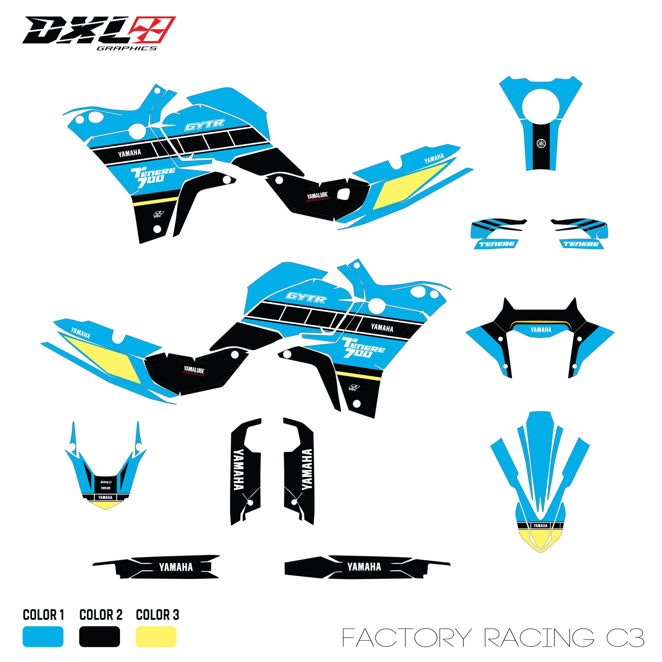 TENERE 700 FULL GRAPHICS KIT