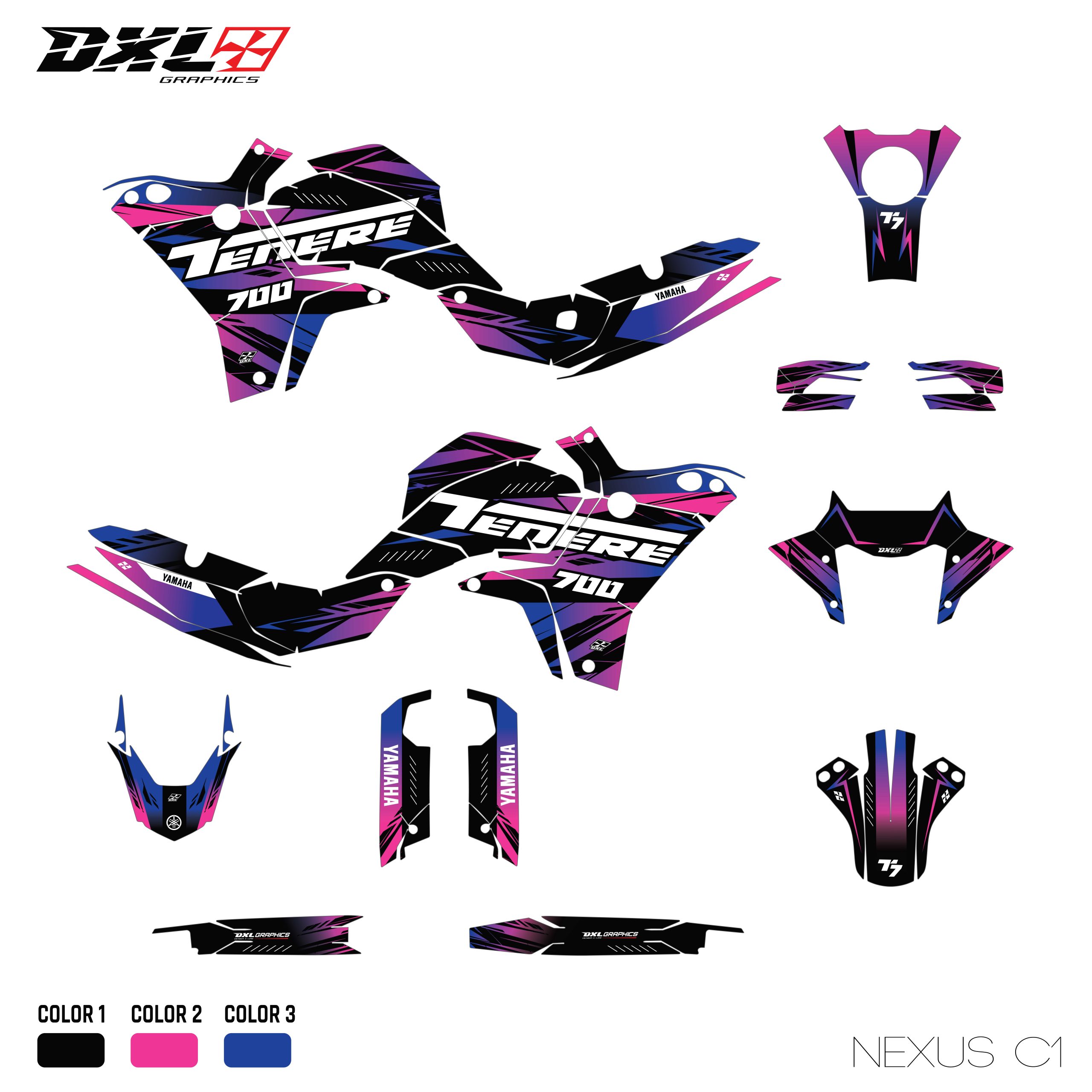 TENERE 700 FULL GRAPHICS KIT