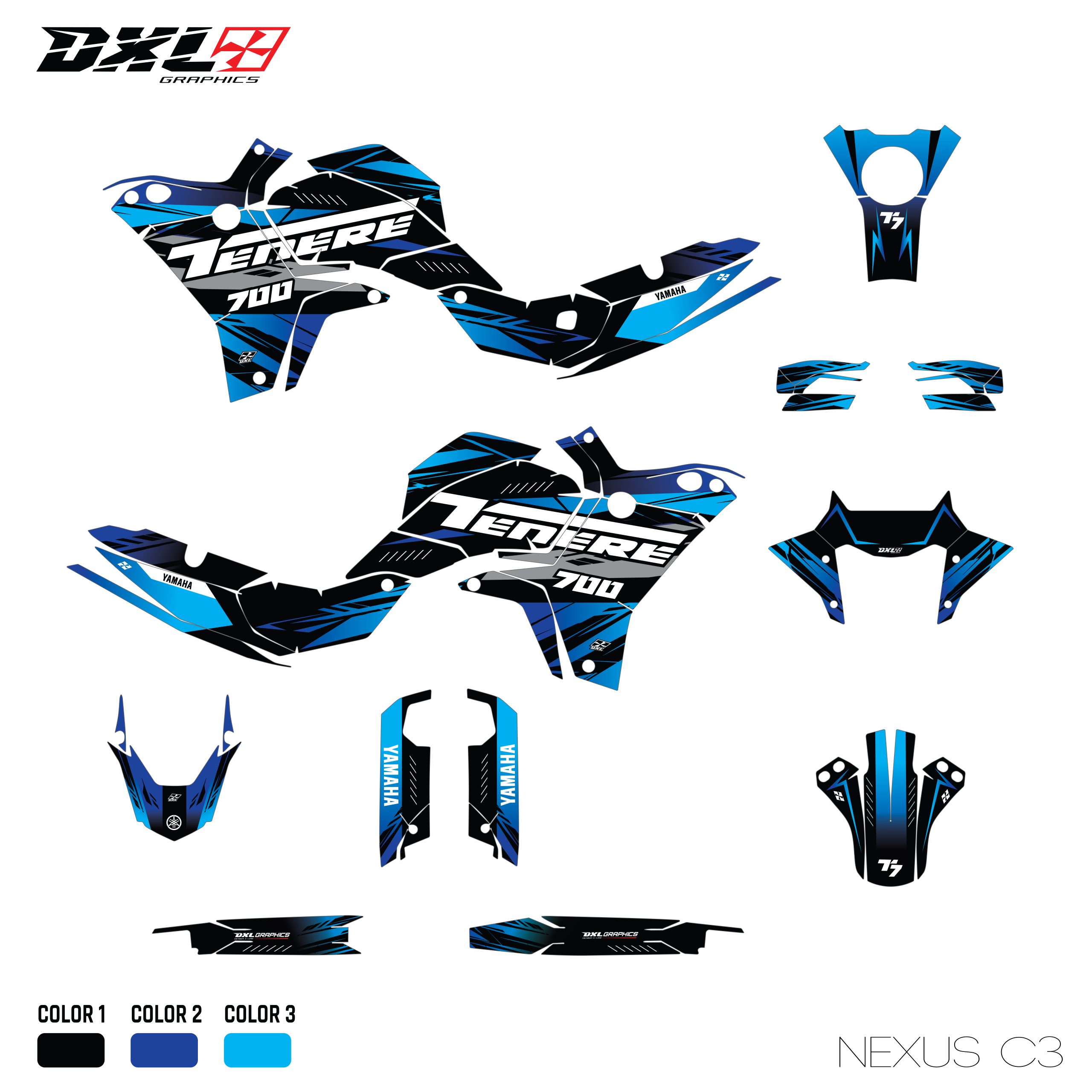 TENERE 700 FULL GRAPHICS KIT