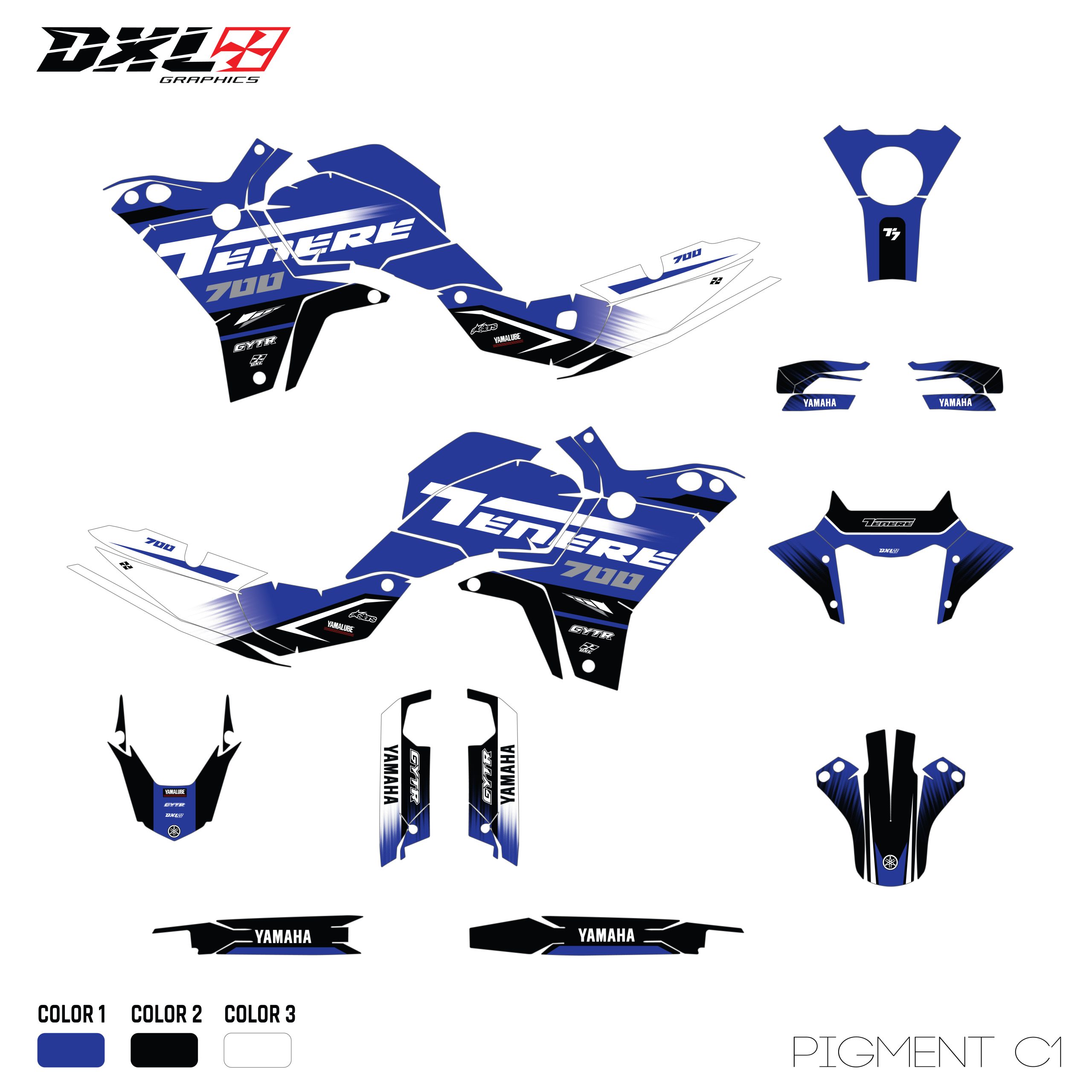 TENERE 700 FULL GRAPHICS KIT