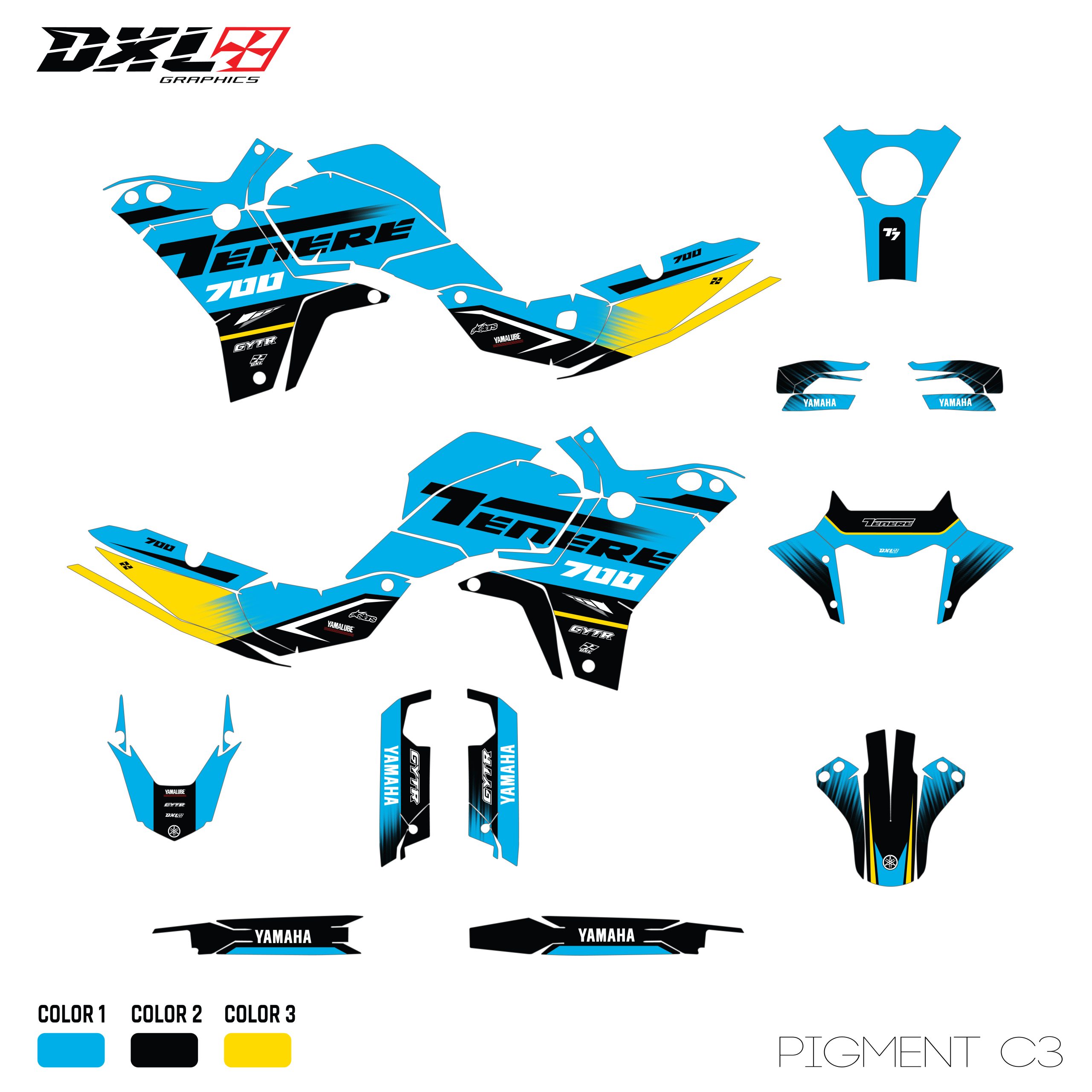 TENERE 700 FULL GRAPHICS KIT