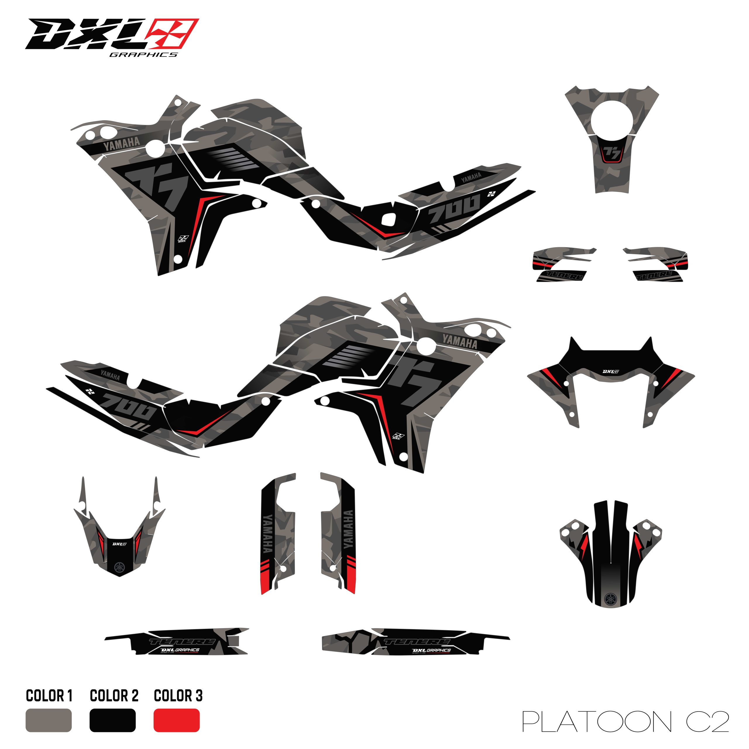 TENERE 700 FULL GRAPHICS KIT