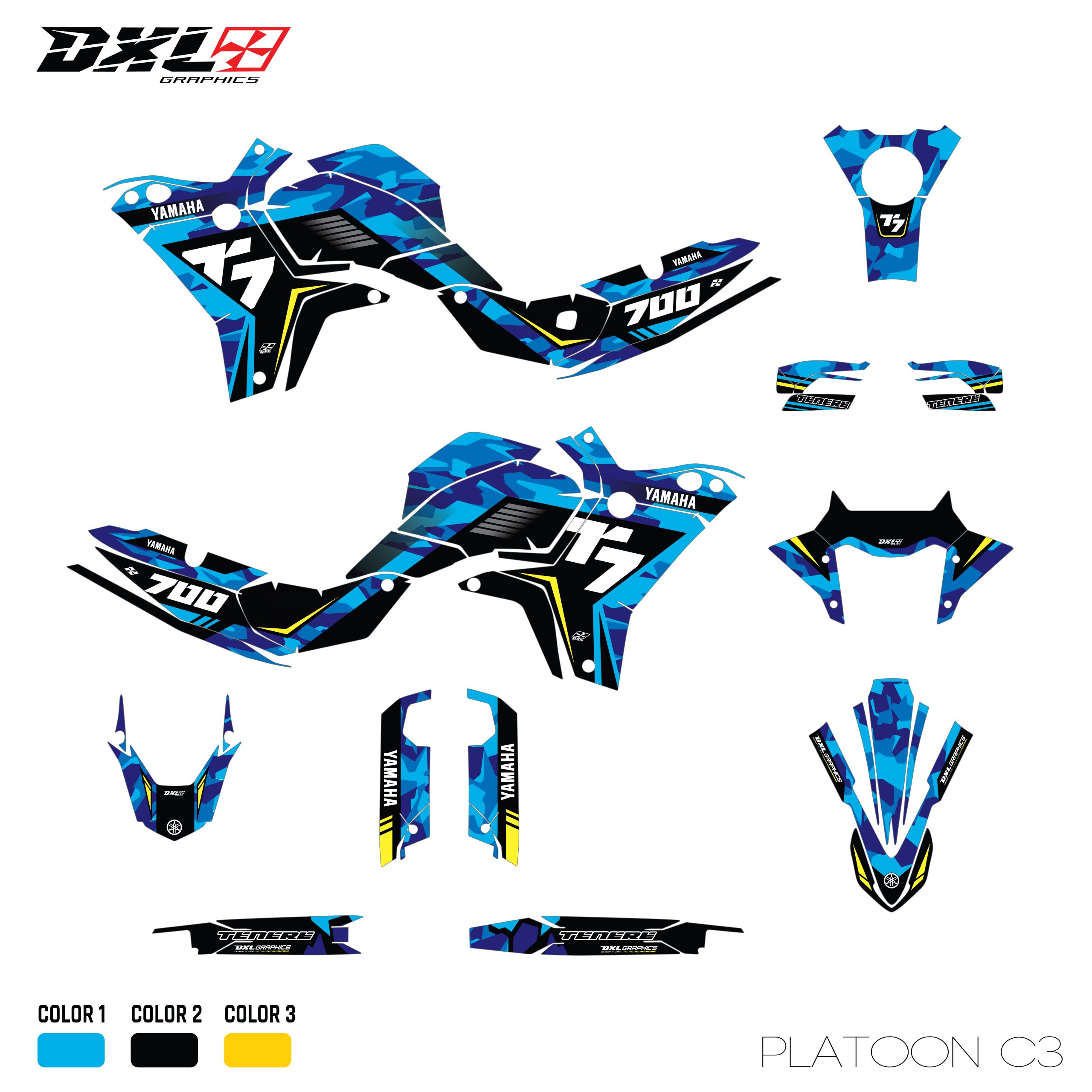 TENERE 700 FULL GRAPHICS KIT