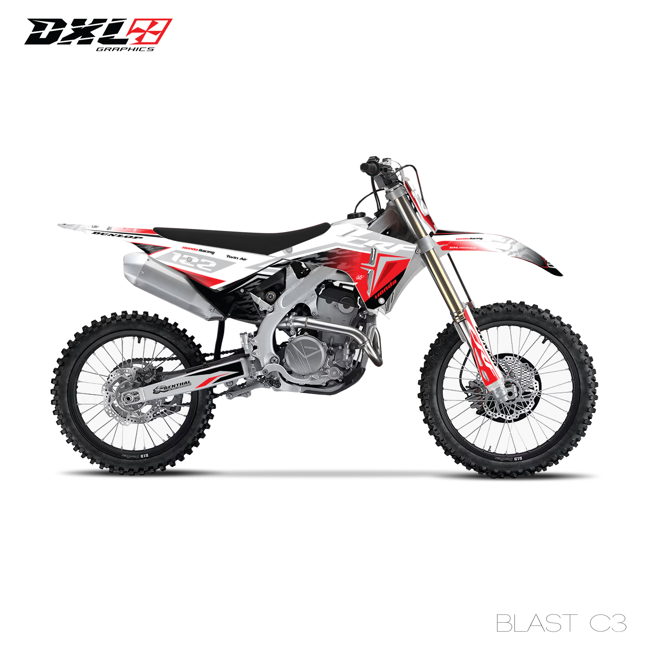 HONDA CRF 250-CRF 450 FULL GRAPHICS KIT