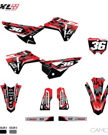 HONDA CRF 250-CRF 450 FULL GRAPHICS KIT