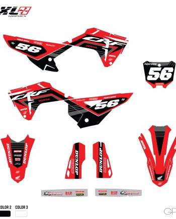 HONDA CRF 250-CRF 450 FULL GRAPHICS KIT