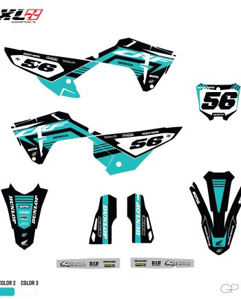 HONDA CRF 250-CRF 450 FULL GRAPHICS KIT