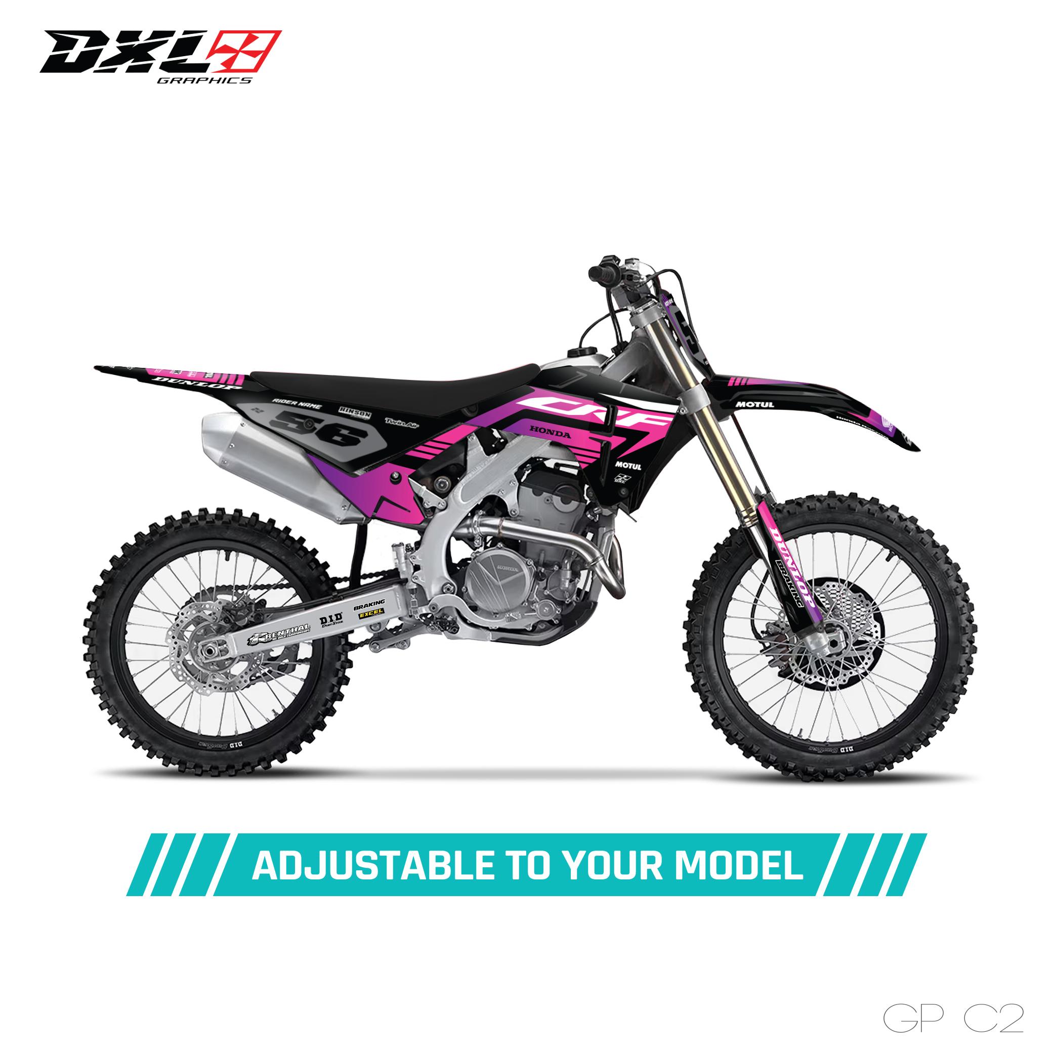 HONDA CRF 250-CRF 450 FULL GRAPHICS KIT