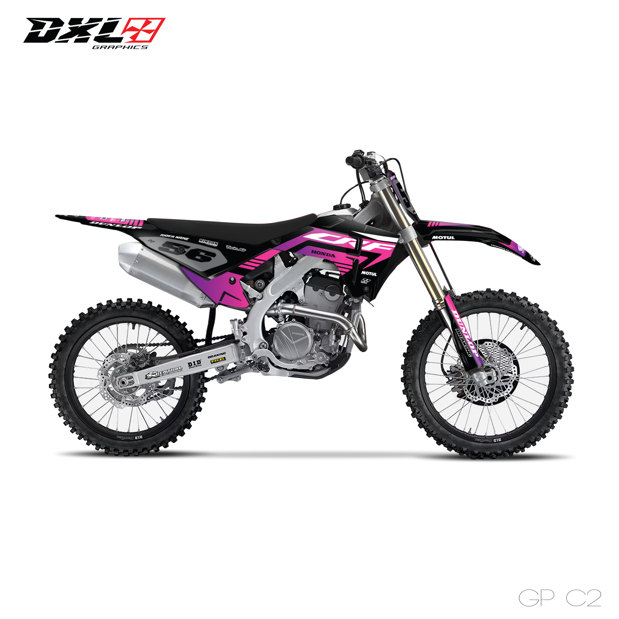 HONDA CRF 250-CRF 450 FULL GRAPHICS KIT