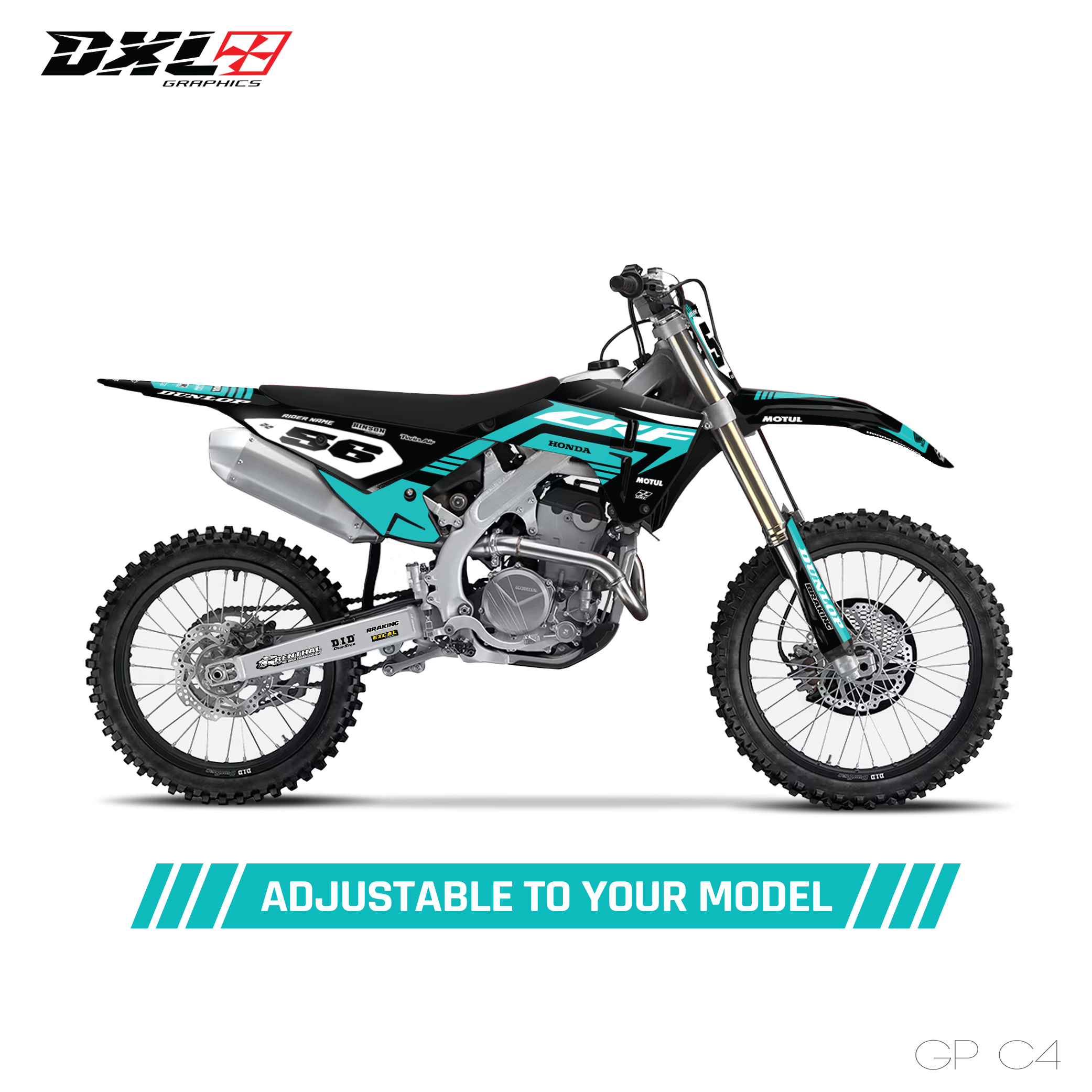 HONDA CRF 250-CRF 450 FULL GRAPHICS KIT