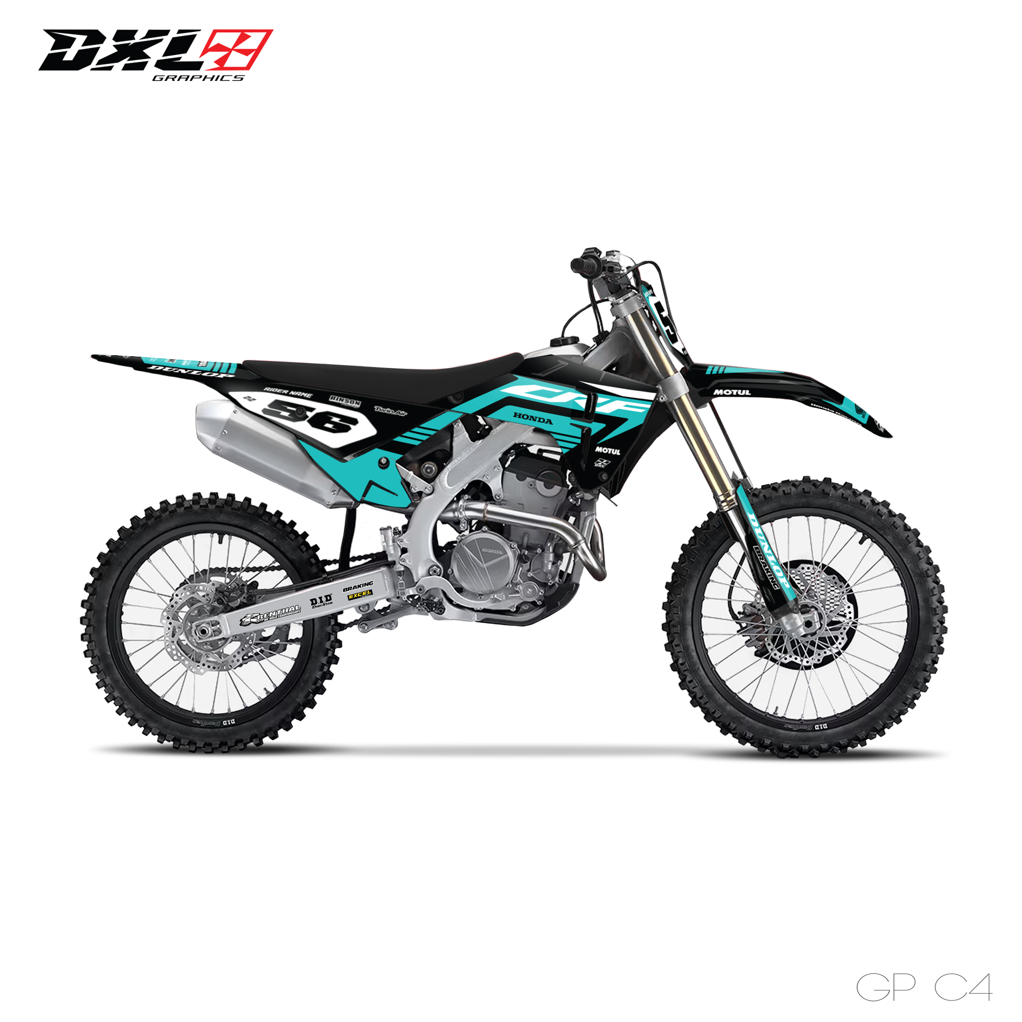 HONDA CRF 250-CRF 450 FULL GRAPHICS KIT
