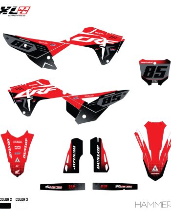 HONDA CRF 250-CRF 450 FULL GRAPHICS KIT