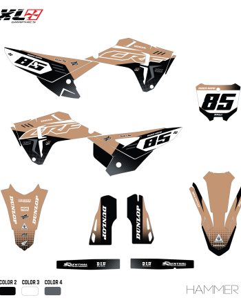 HONDA CRF 250-CRF 450 FULL GRAPHICS KIT