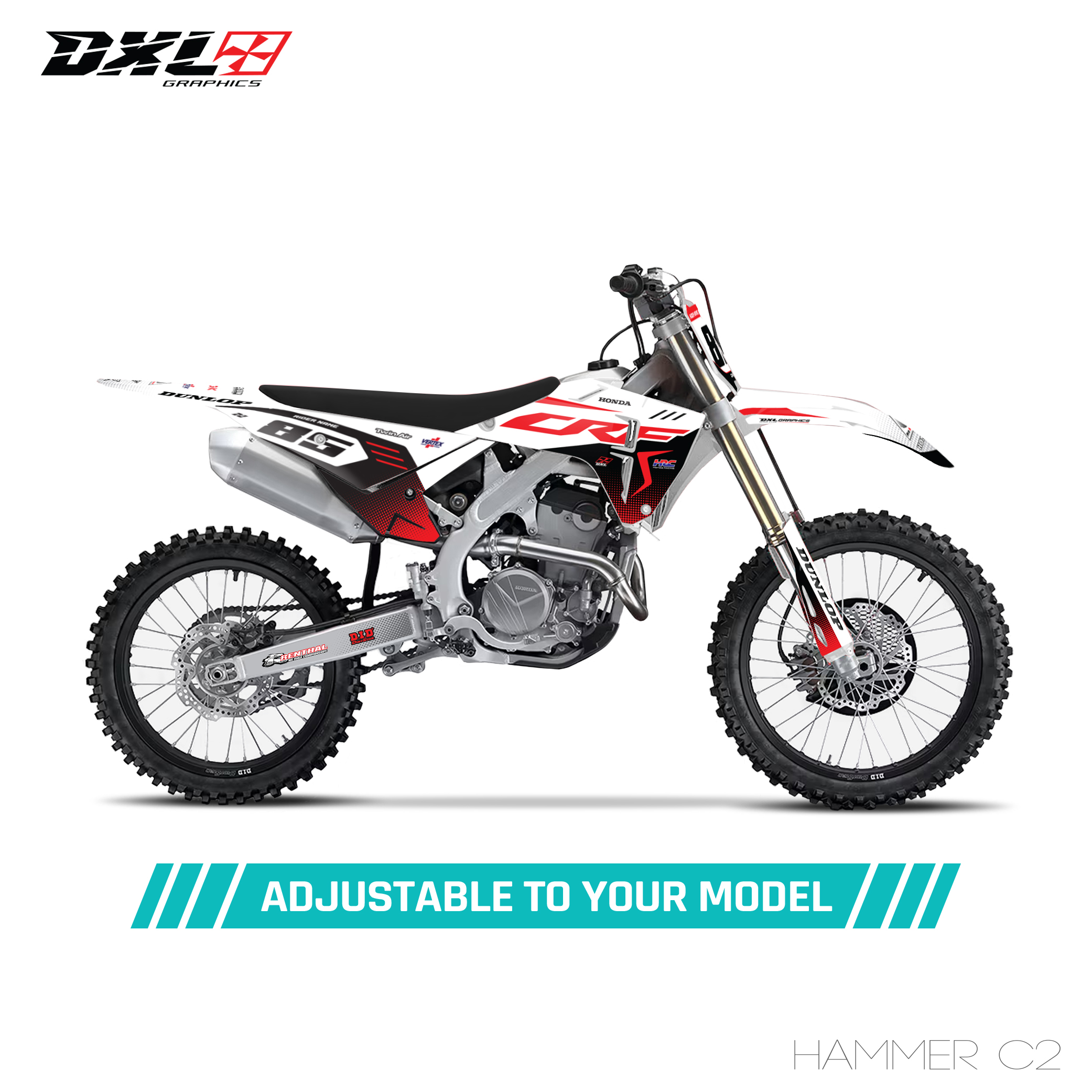 HONDA CRF 250-CRF 450 FULL GRAPHICS KIT