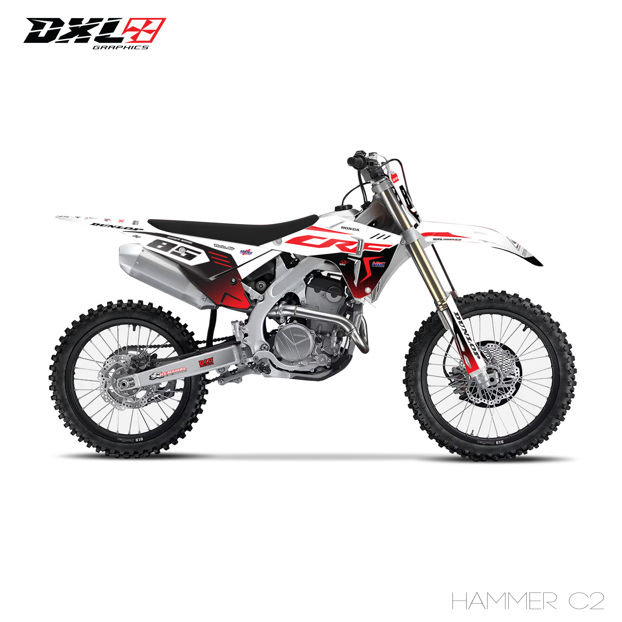 HONDA CRF 250-CRF 450 FULL GRAPHICS KIT