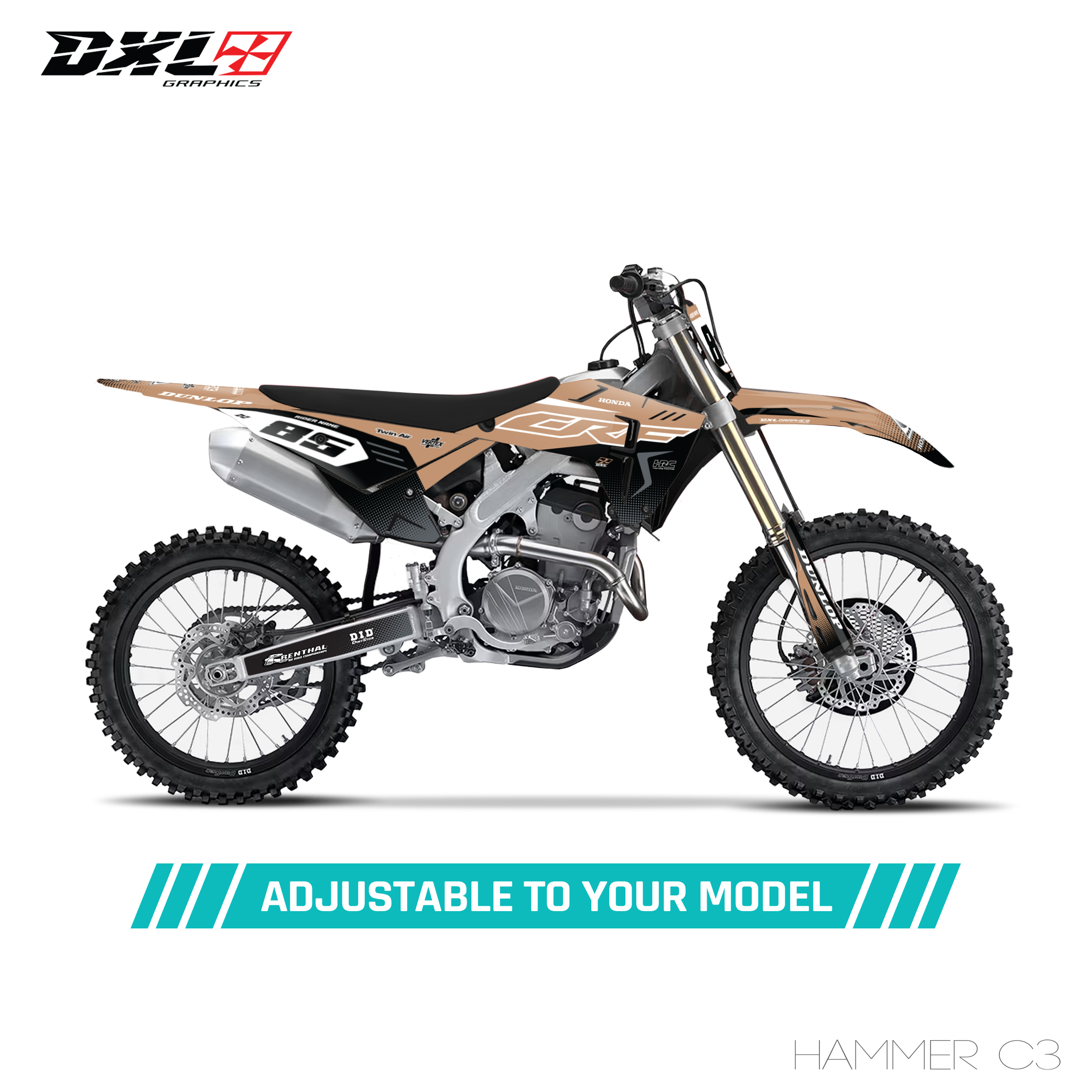 HONDA CRF 250-CRF 450 FULL GRAPHICS KIT