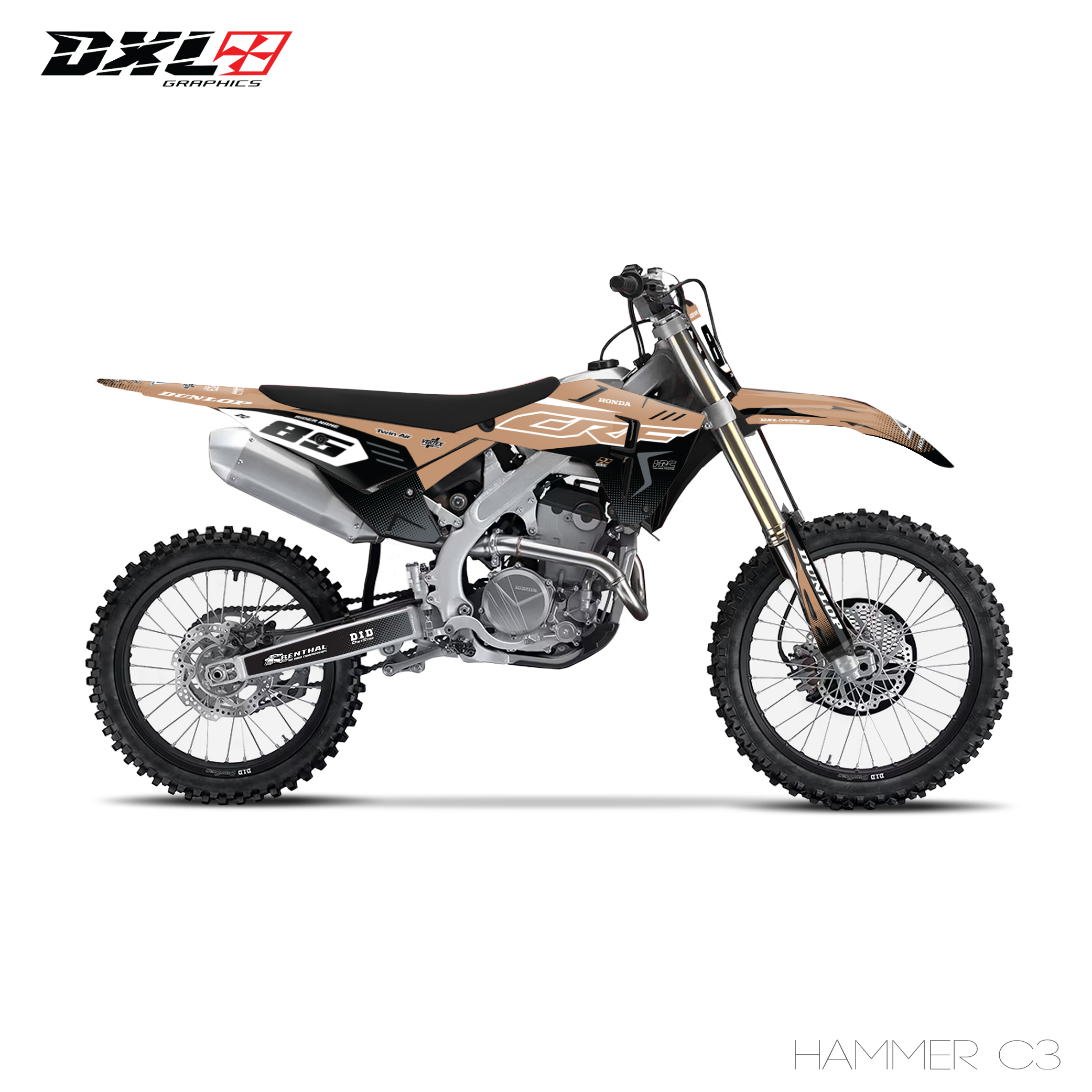 HONDA CRF 250-CRF 450 FULL GRAPHICS KIT