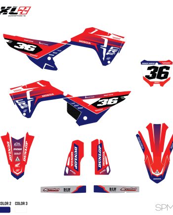 HONDA CRF 250-CRF 450 FULL GRAPHICS KIT