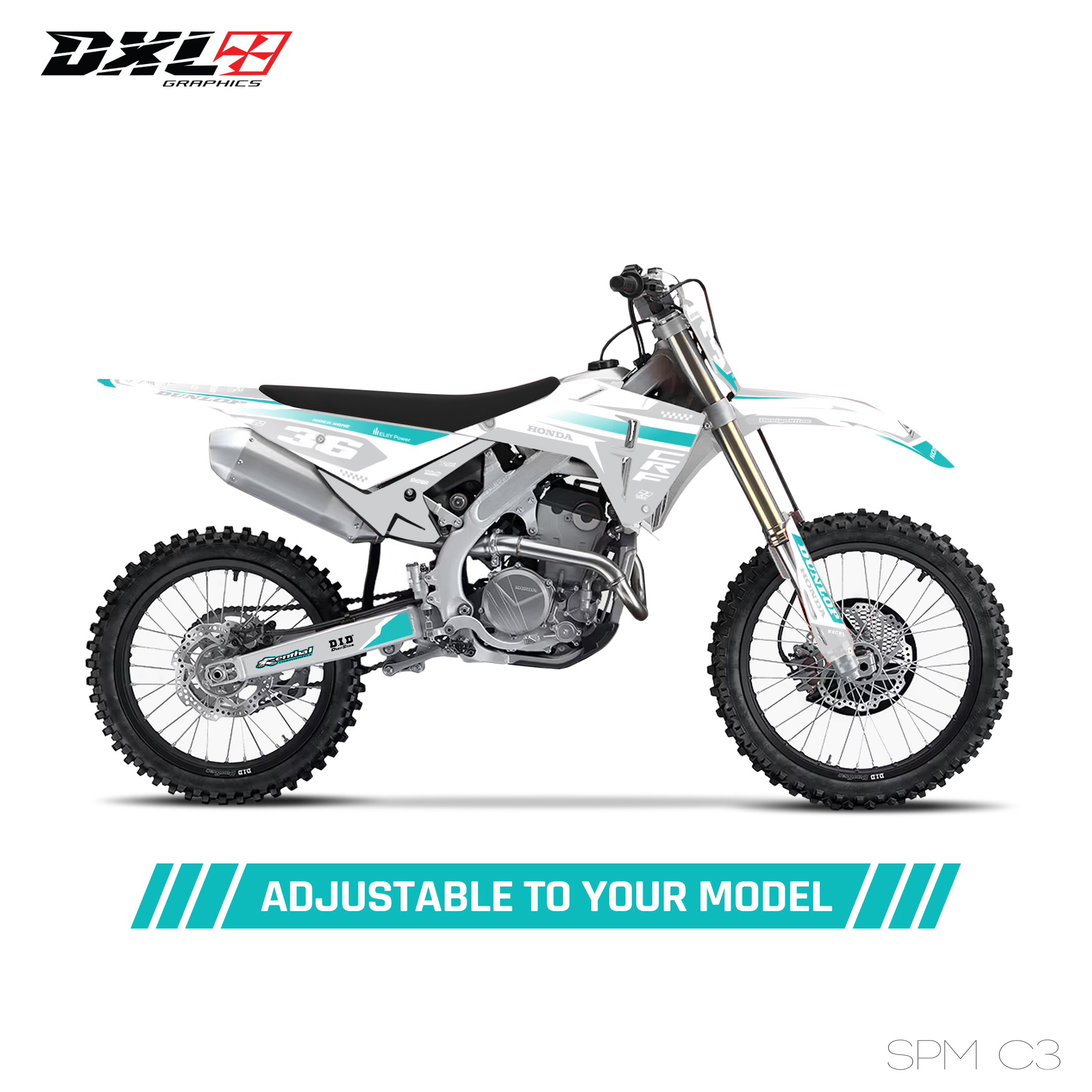 HONDA CRF 250-CRF 450 FULL GRAPHICS KIT